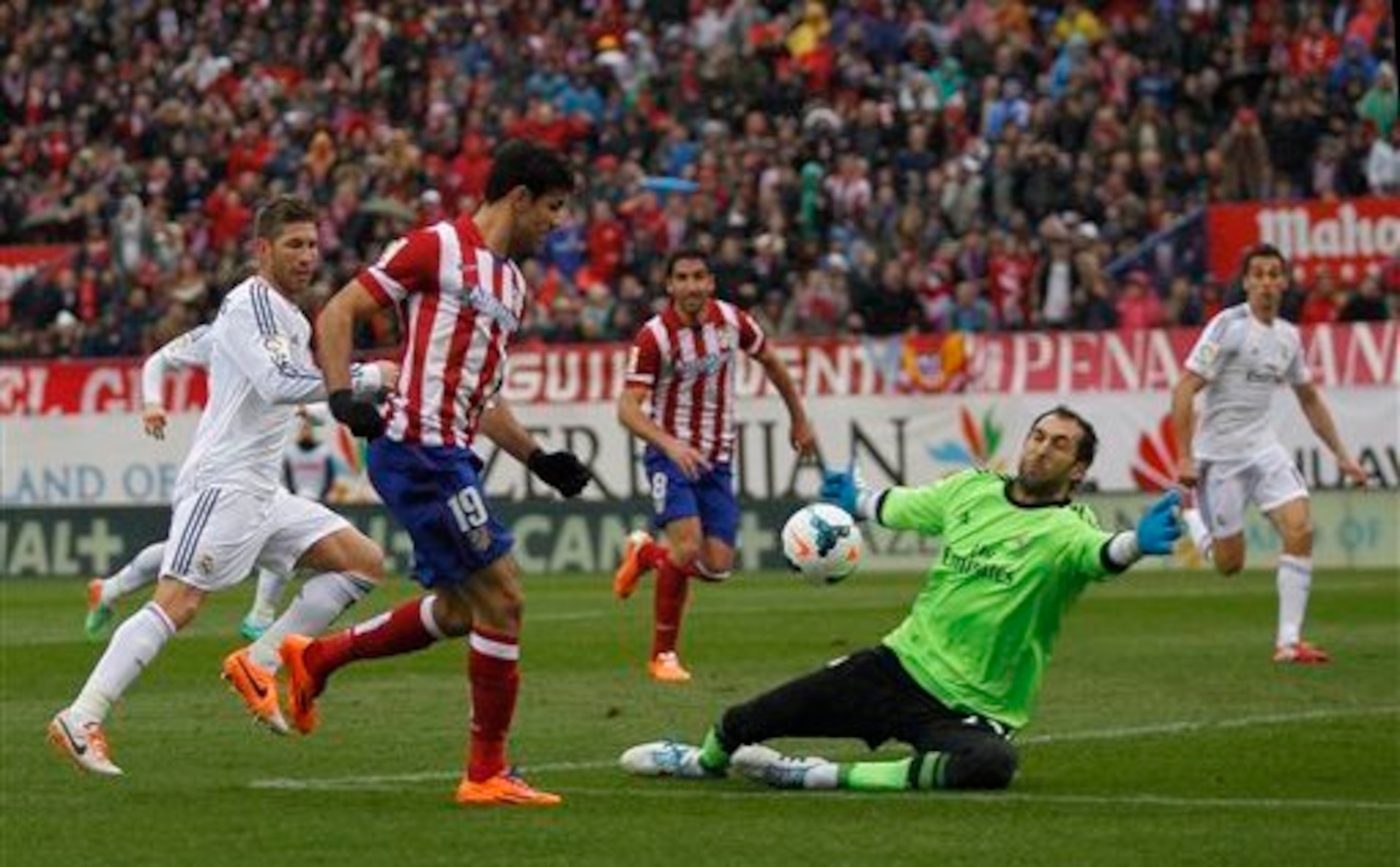 Diego Lopez shades the keeper battle.