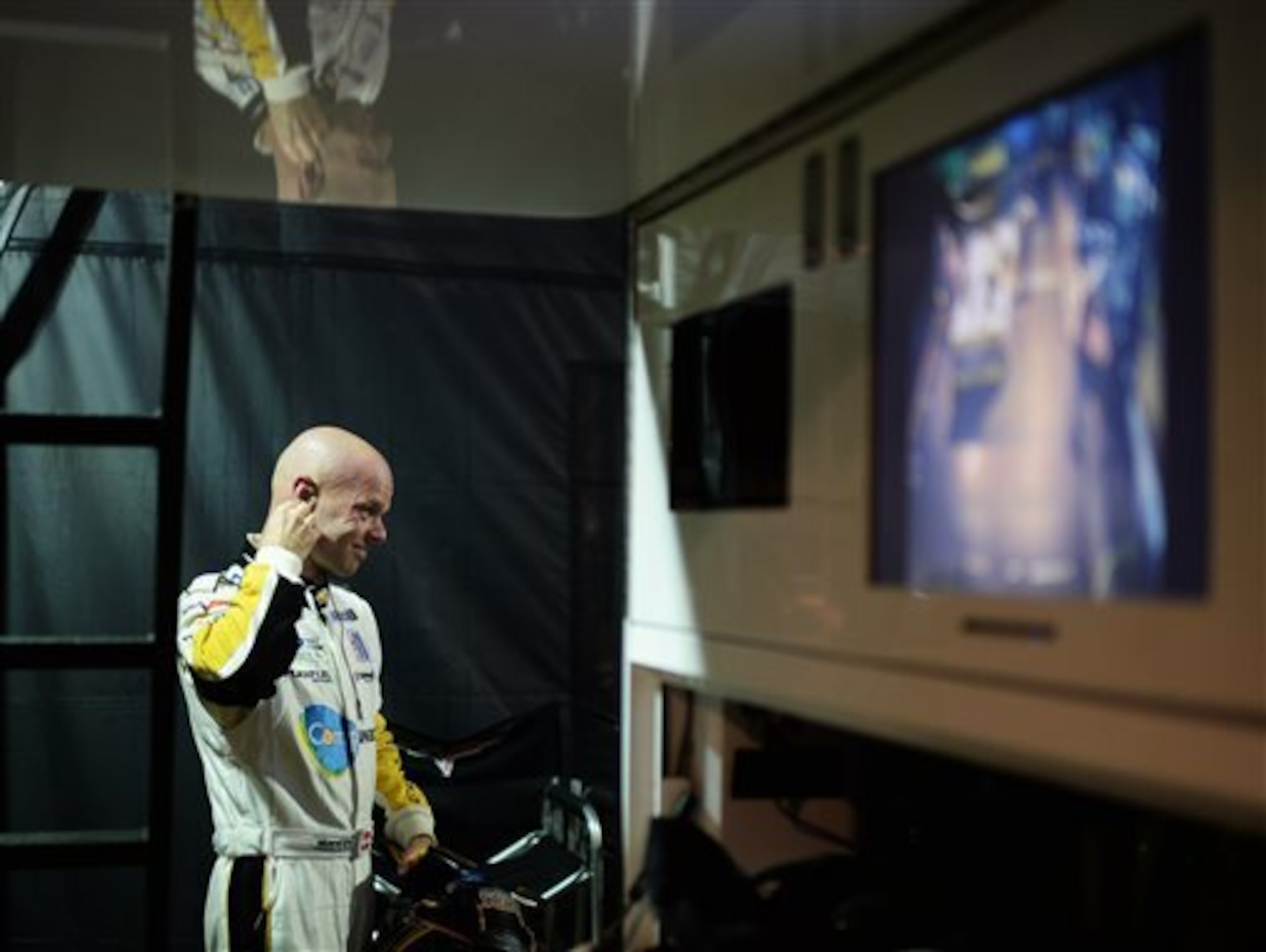 Jan Magnussen had to watch his son's Australian debut on tv as he was racing himself