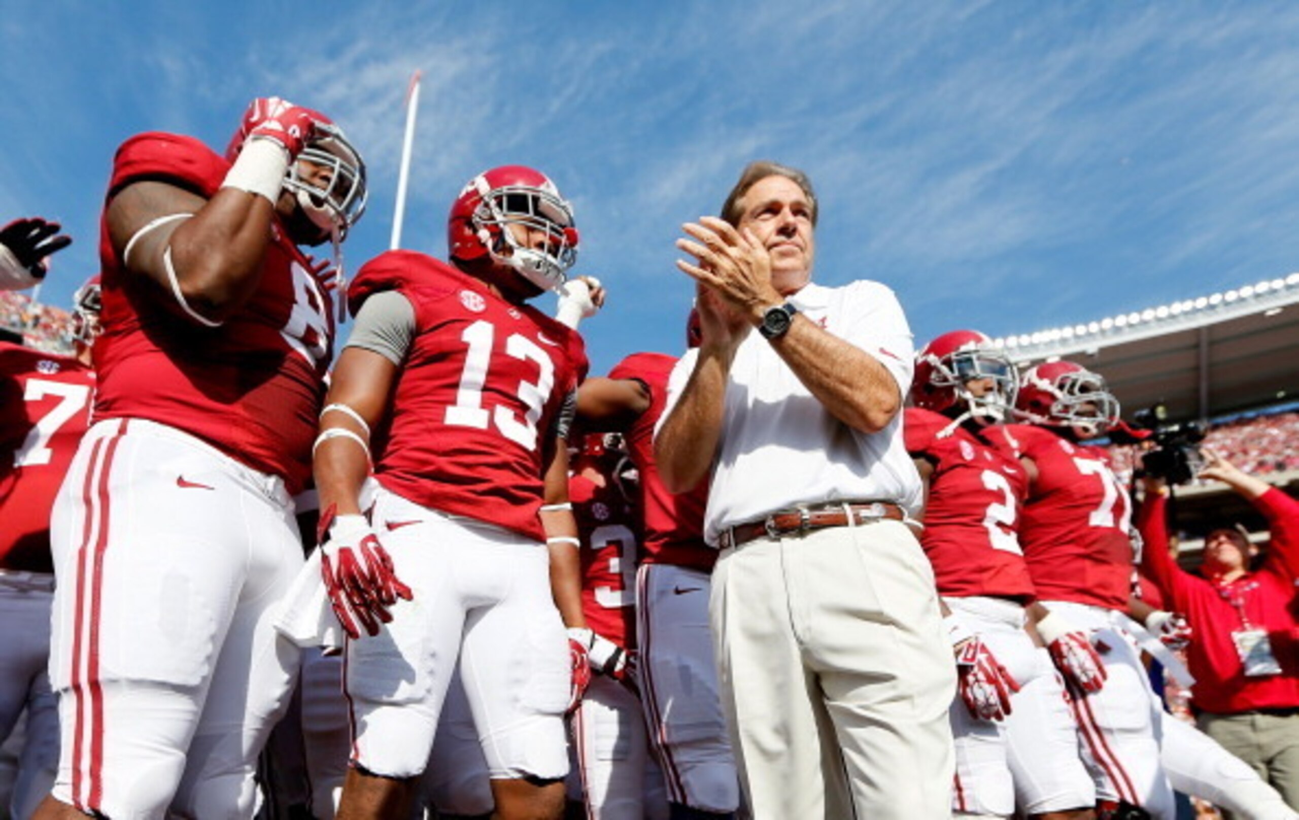 Alabama head coach Nick Saban