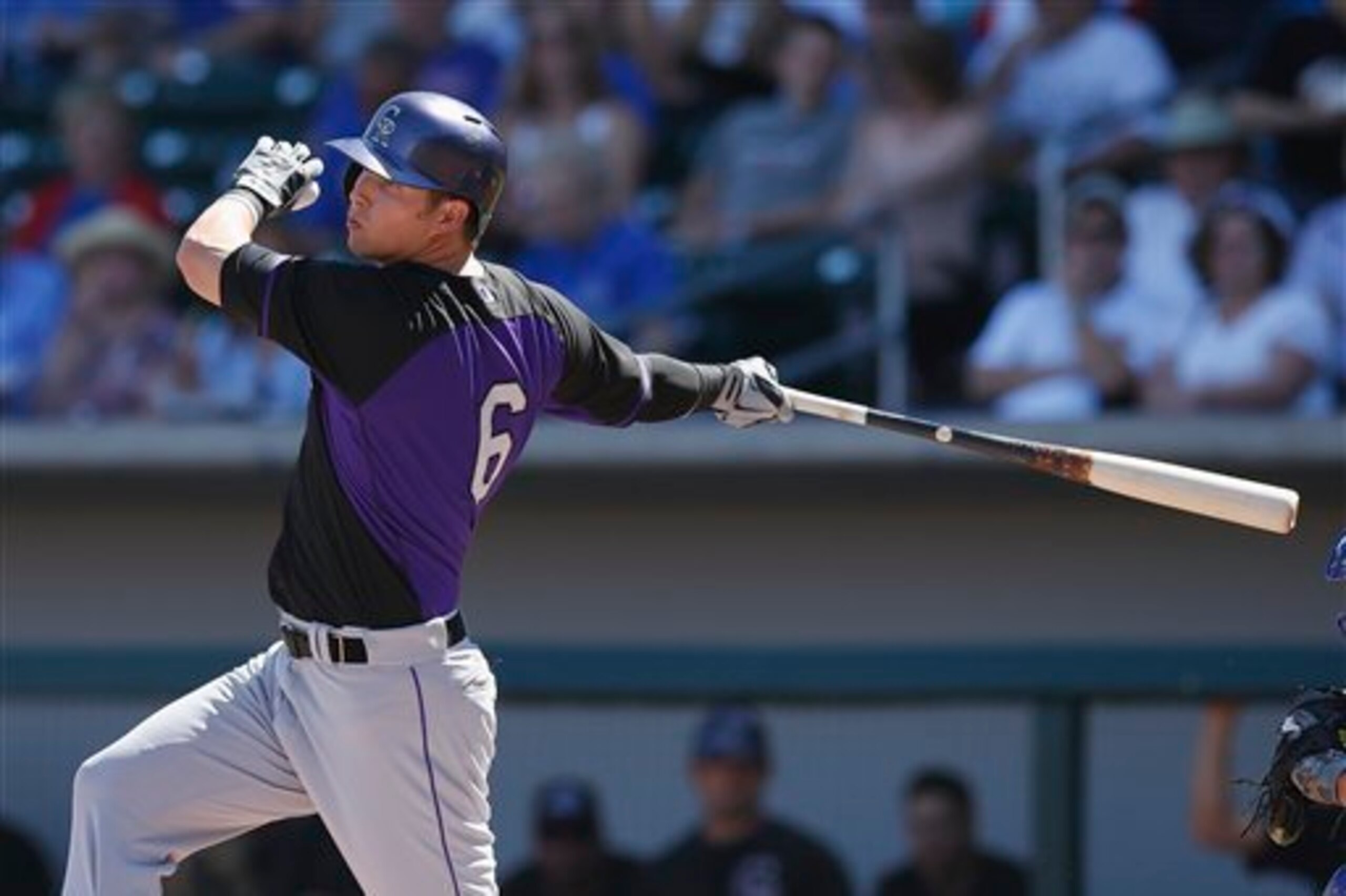 Corey Dickerson has yet to show that he can reach base consistently in the major leagues. Corey Dickerson has yet to show that he can reach base consistently in the major leagues.