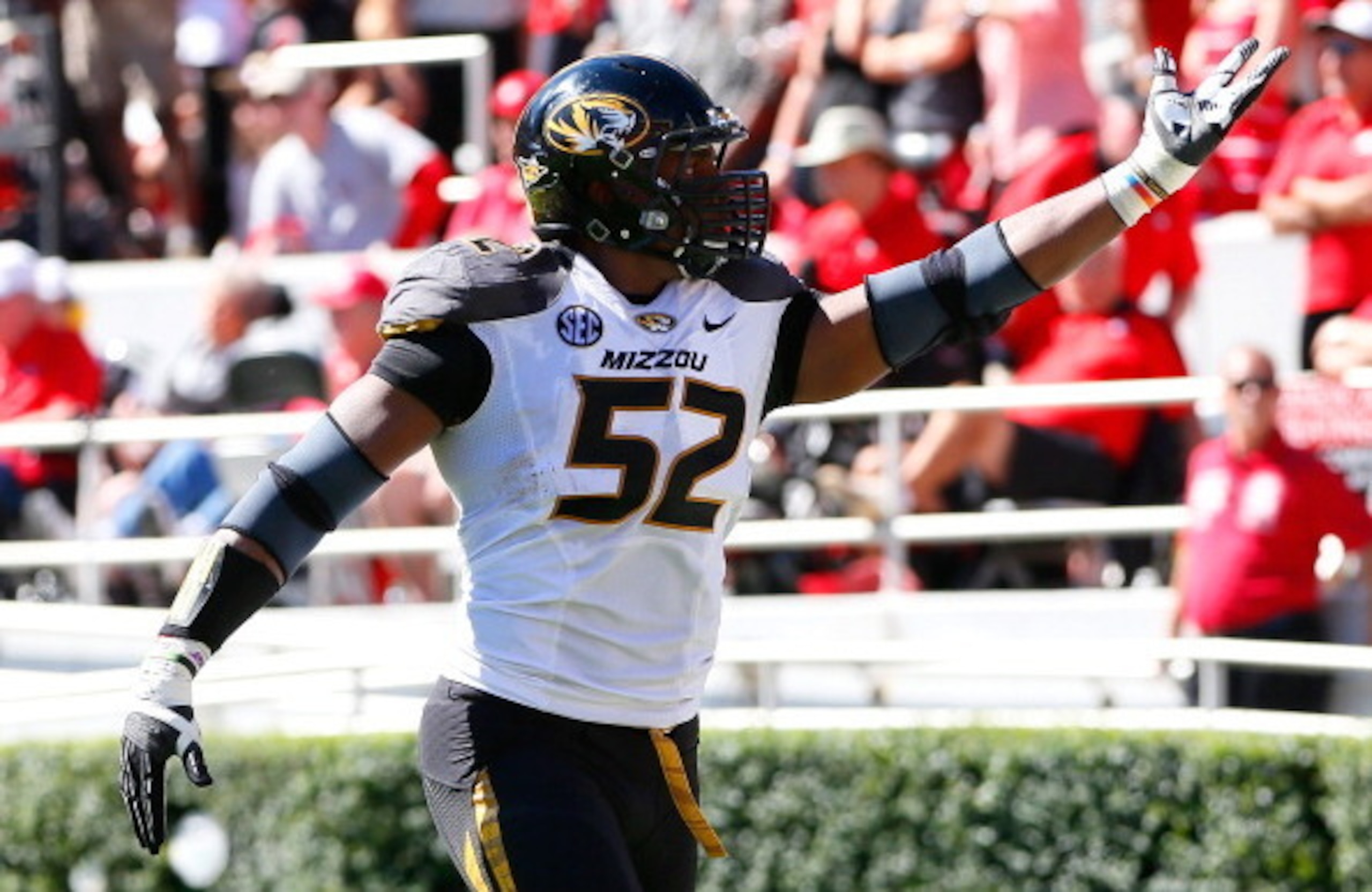 Michael Sam is projected to be selected by the New York Jets in this scenario.