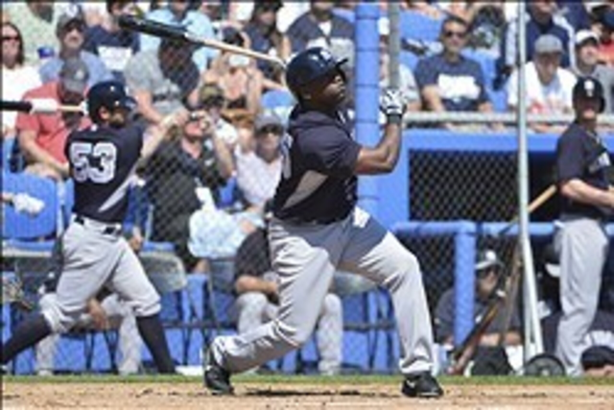 CF Adonis Garcia batted .419 in 22 games this spring.