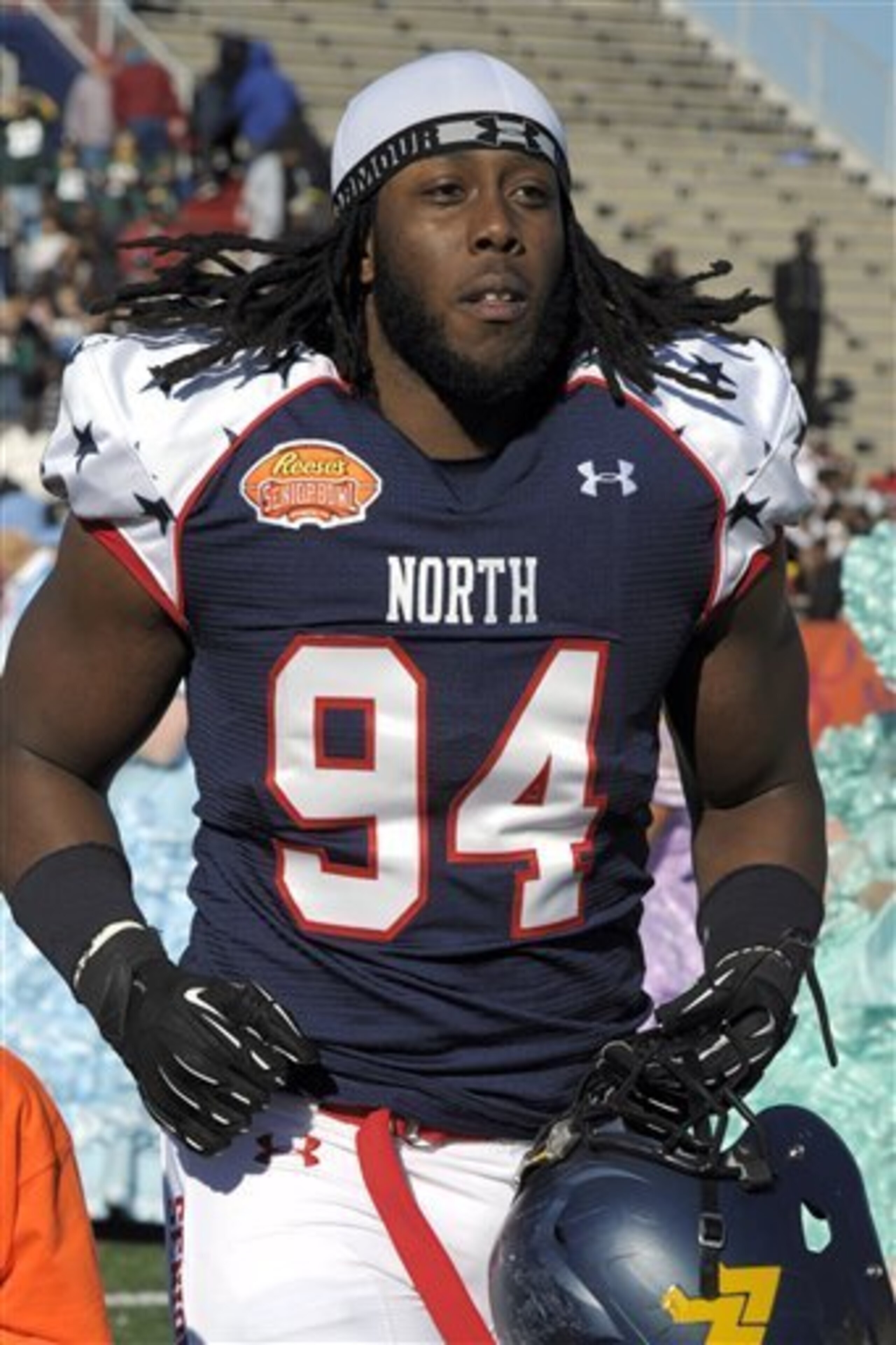 Will Clarke has the size to be a very good defensive end in the 49ers' 3-4 defense.