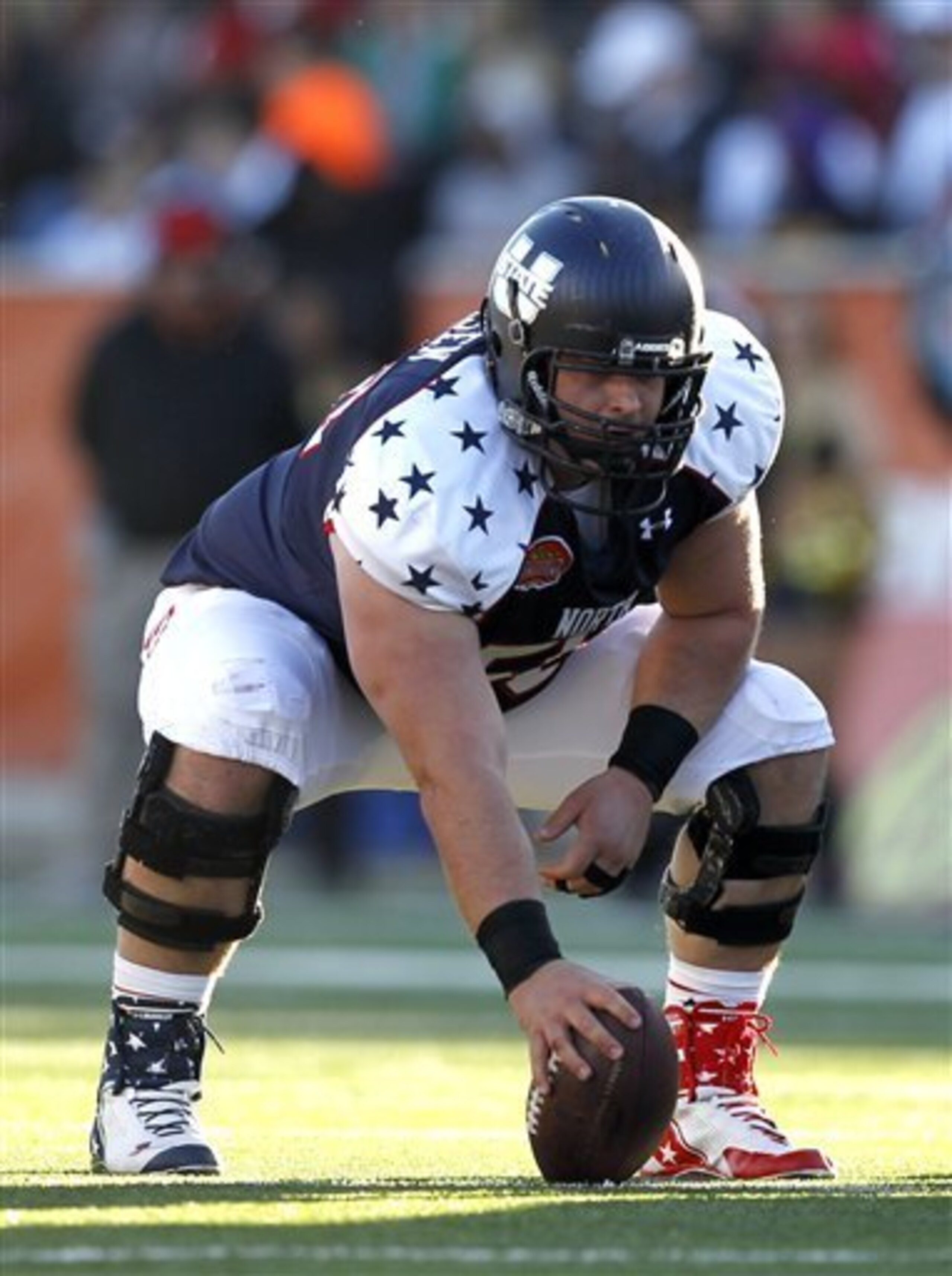 Tyler Larsen showed well at the Senior Bowl.