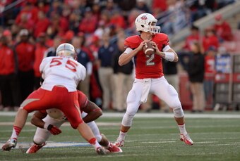 Brian Burrell is the most veteran competitor in a 3-way race to replace Derek Carr at Fresno State. Brian Burrell is the most veteran competitor in a 3-way race to replace Derek Carr at Fresno State.