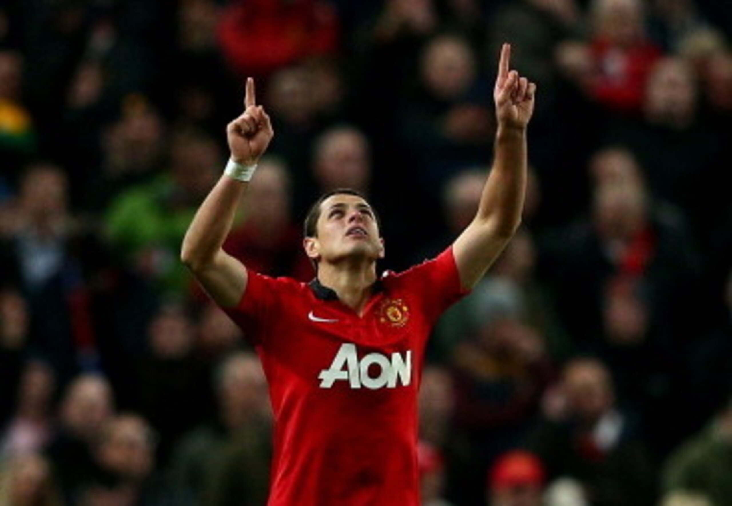 Javier Hernandez has seen limited playing time this season.
