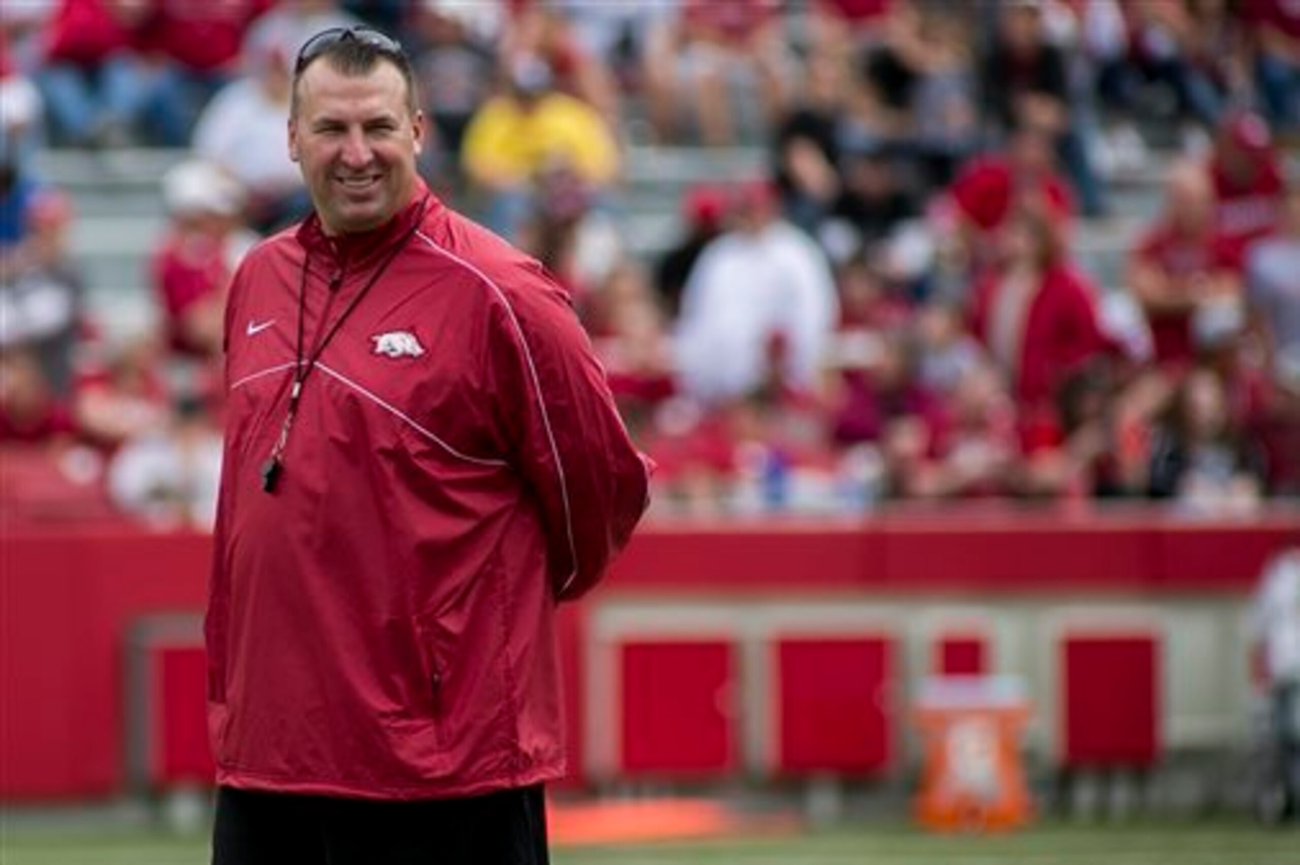 Head coach Bret Bielema