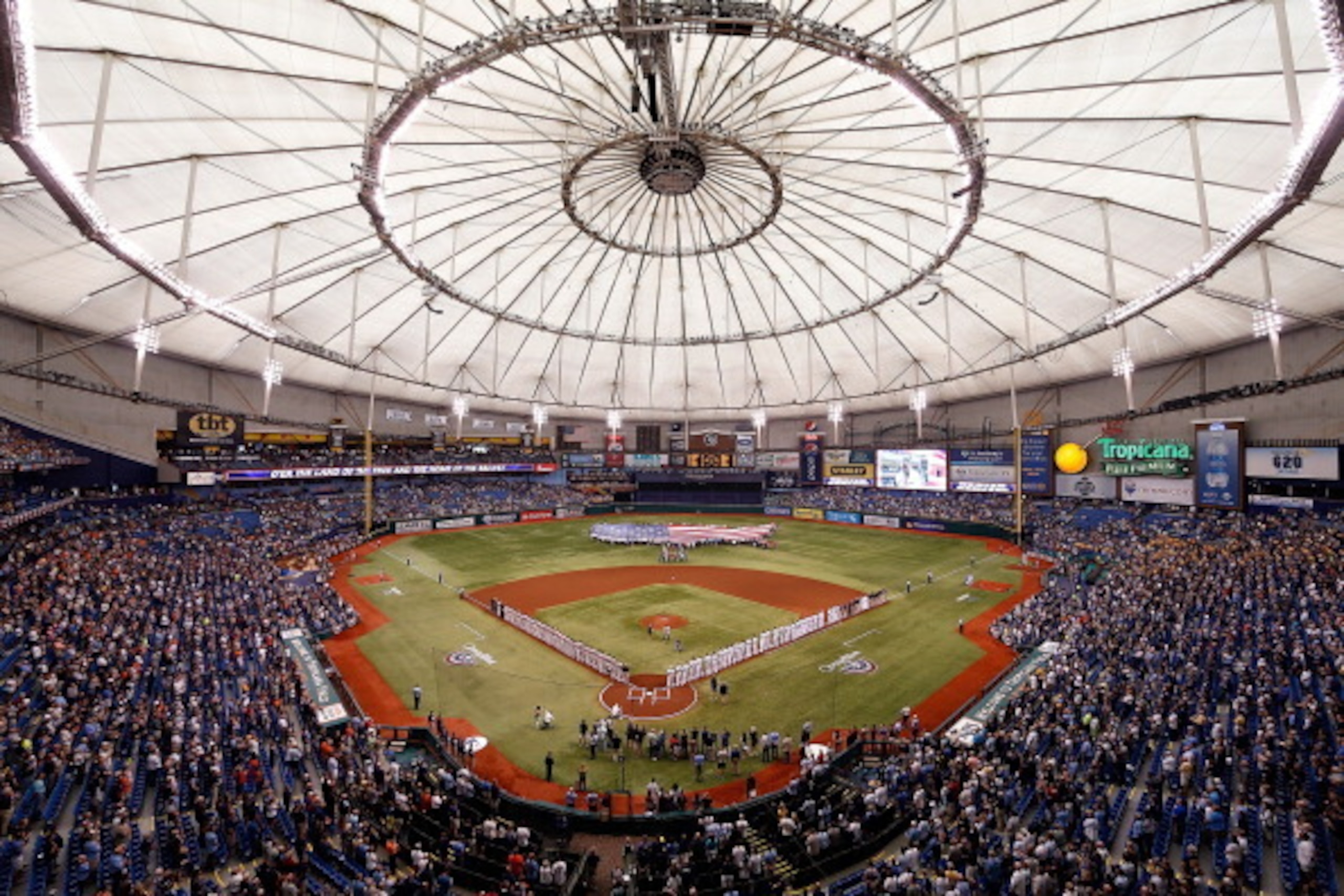 The Rays start the 2014 season against the Toronto Blue Jays.
