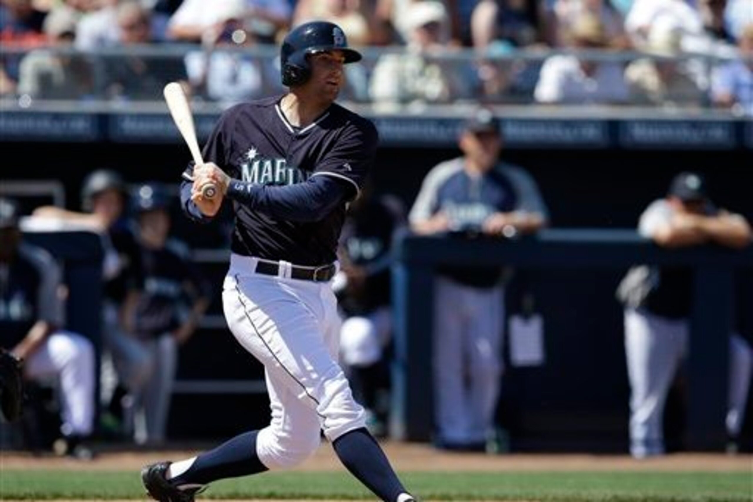 Have you seen what the Mariners' second-year shortstop Brad Miller is doing this spring?
