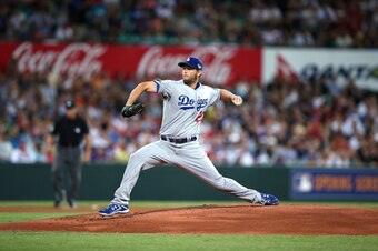 Will the back inflammation that's pushing off Clayton Kershaw's Sunday night start hurt his fantasy stock?