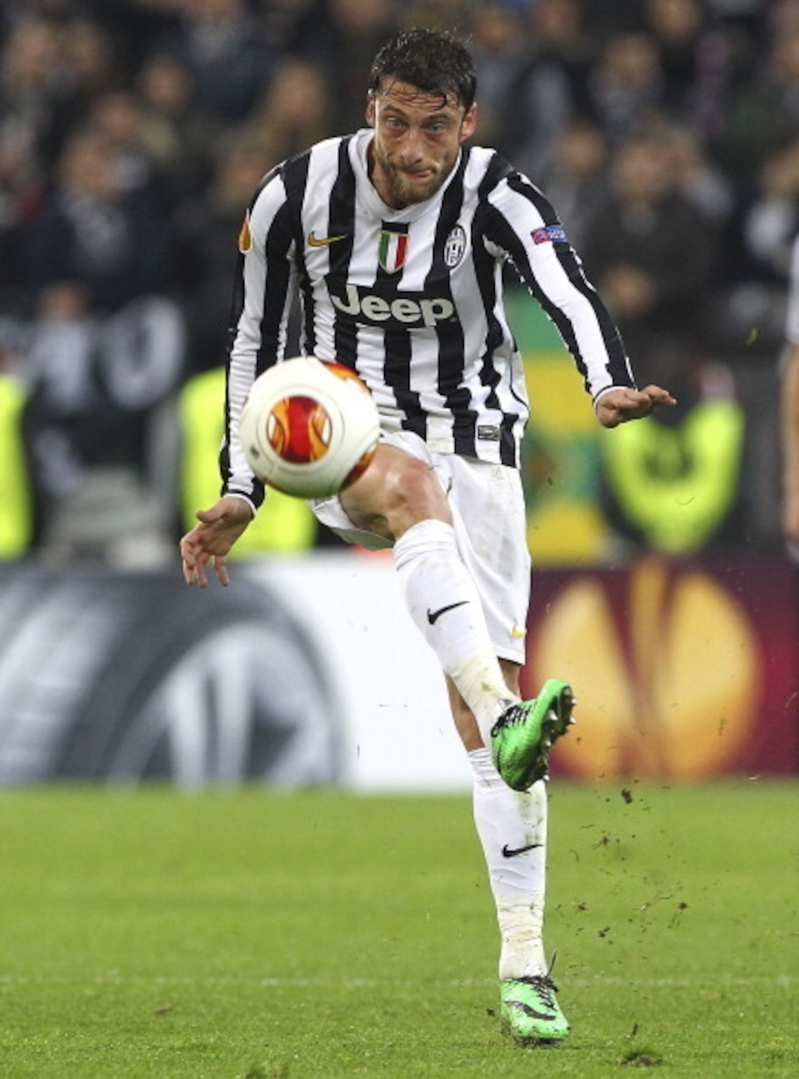 Claudio Marchisio has seen more regular action in the Europa League.