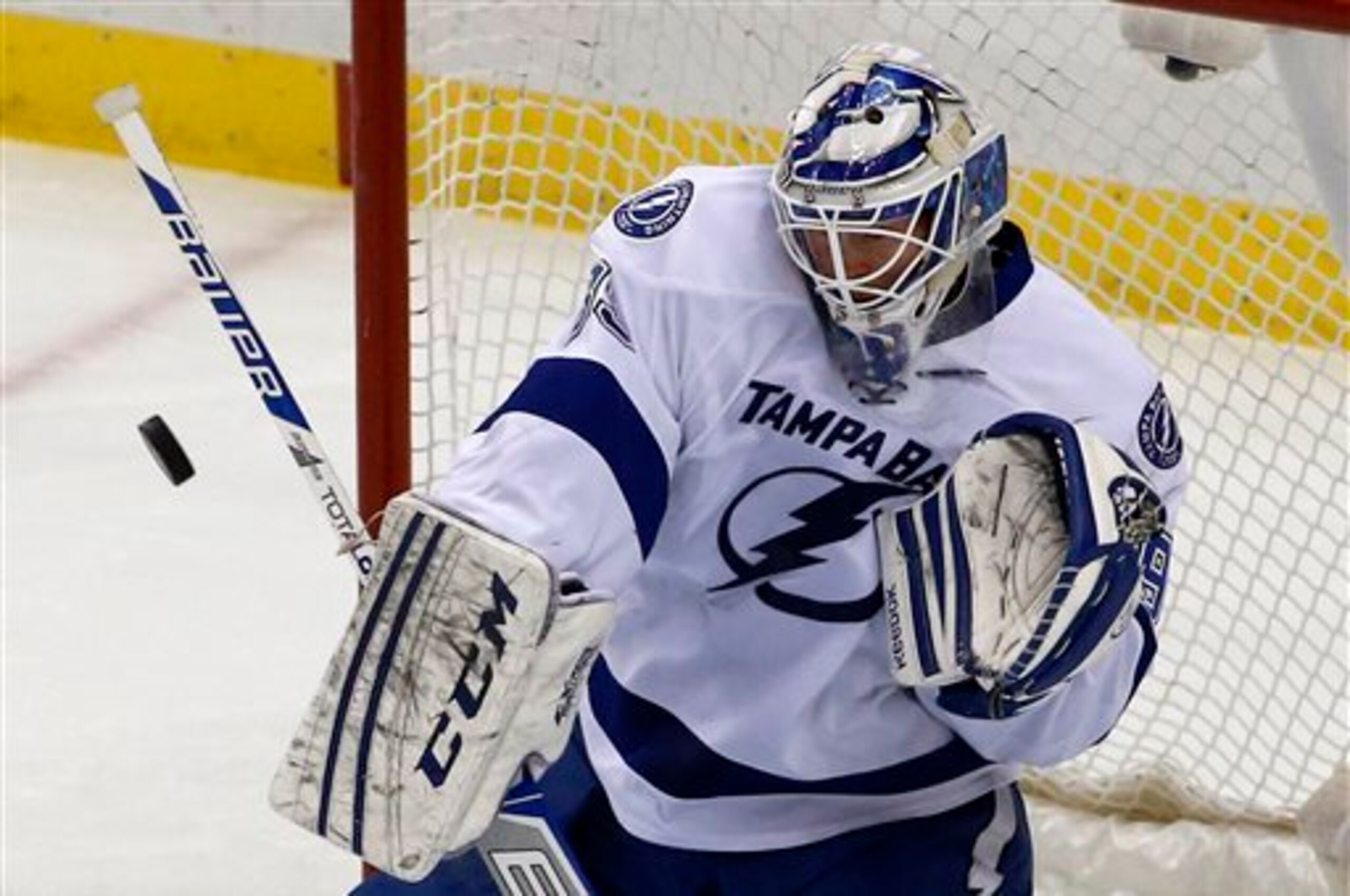 Anders Lindback was supposed to compete for a starting job. He made it a one-horse race early this season and not in his favor.