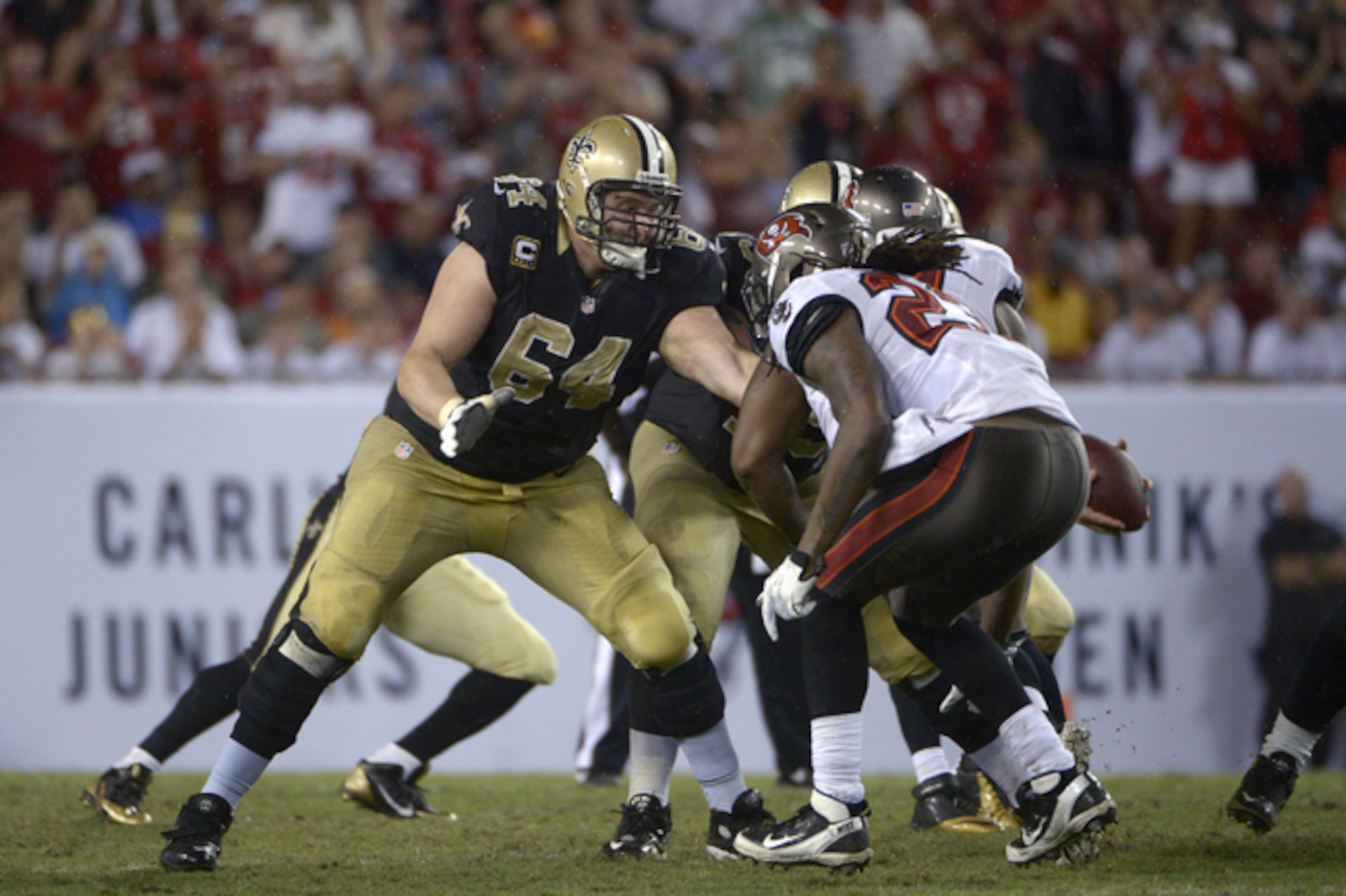 Strief's signing solidified the right side of the Saints offensive line.