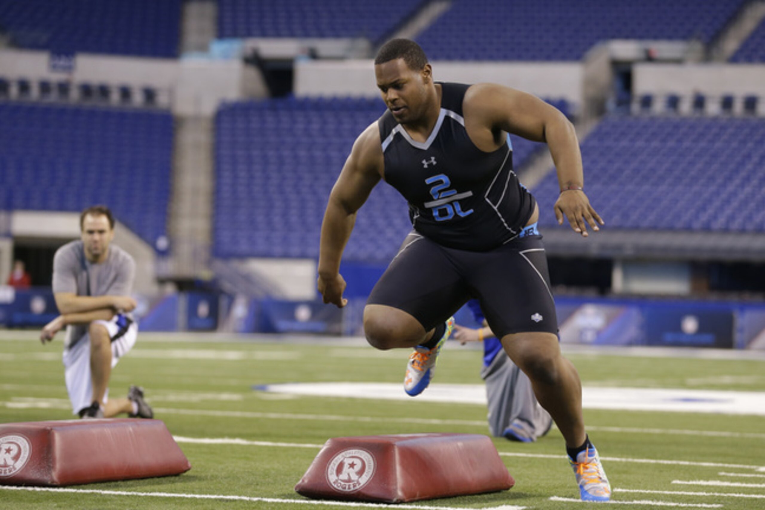 Big Ryan Carrethers is a good candidate to backup nose tackle Barry Cofield. Big Ryan Carrethers is a good candidate to backup nose tackle Barry Cofield.