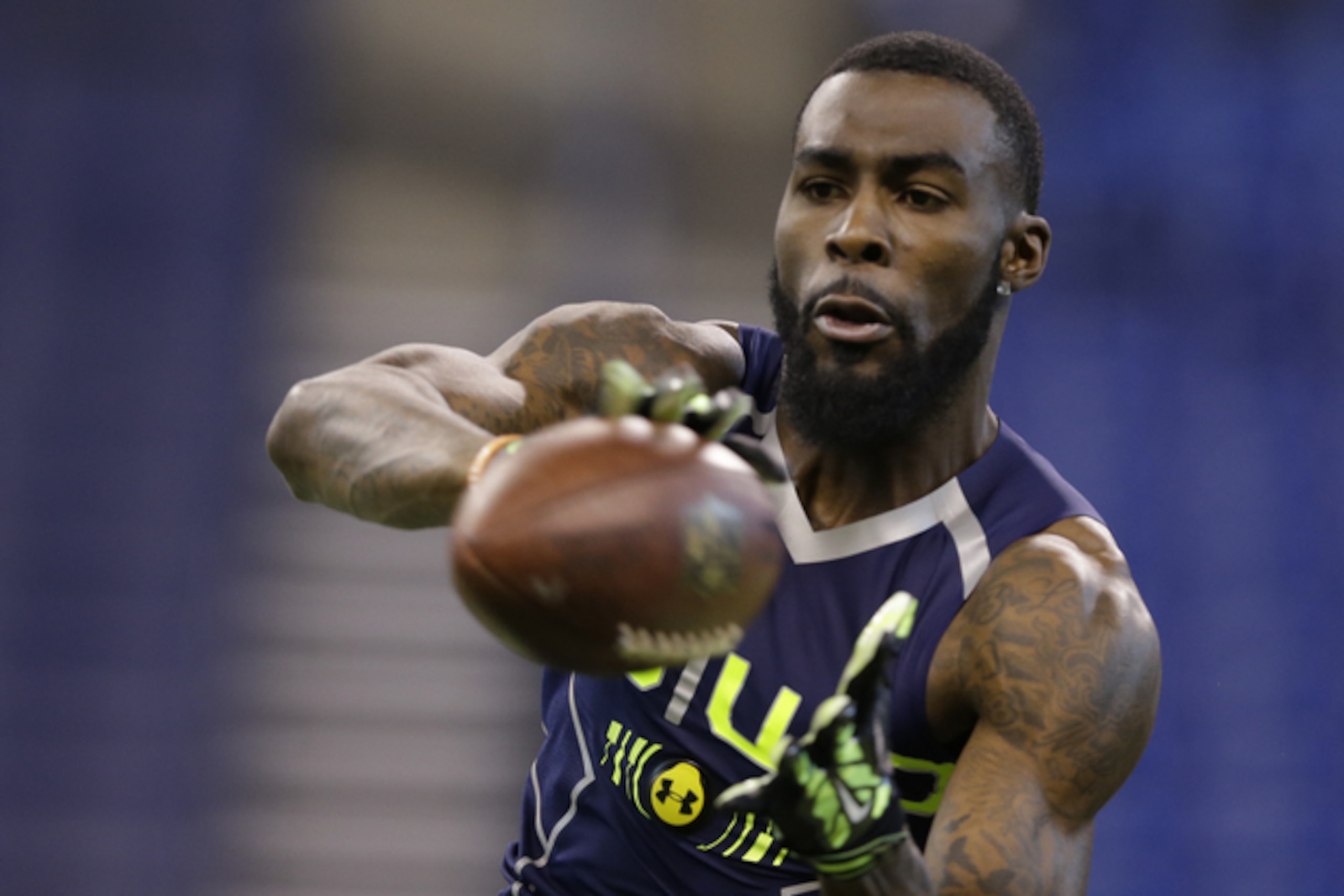 L'Damian Washington possesses the vertical speed Washington lacks at wide receiver. L'Damian Washington possesses the vertical speed Washington lacks at wide receiver.
