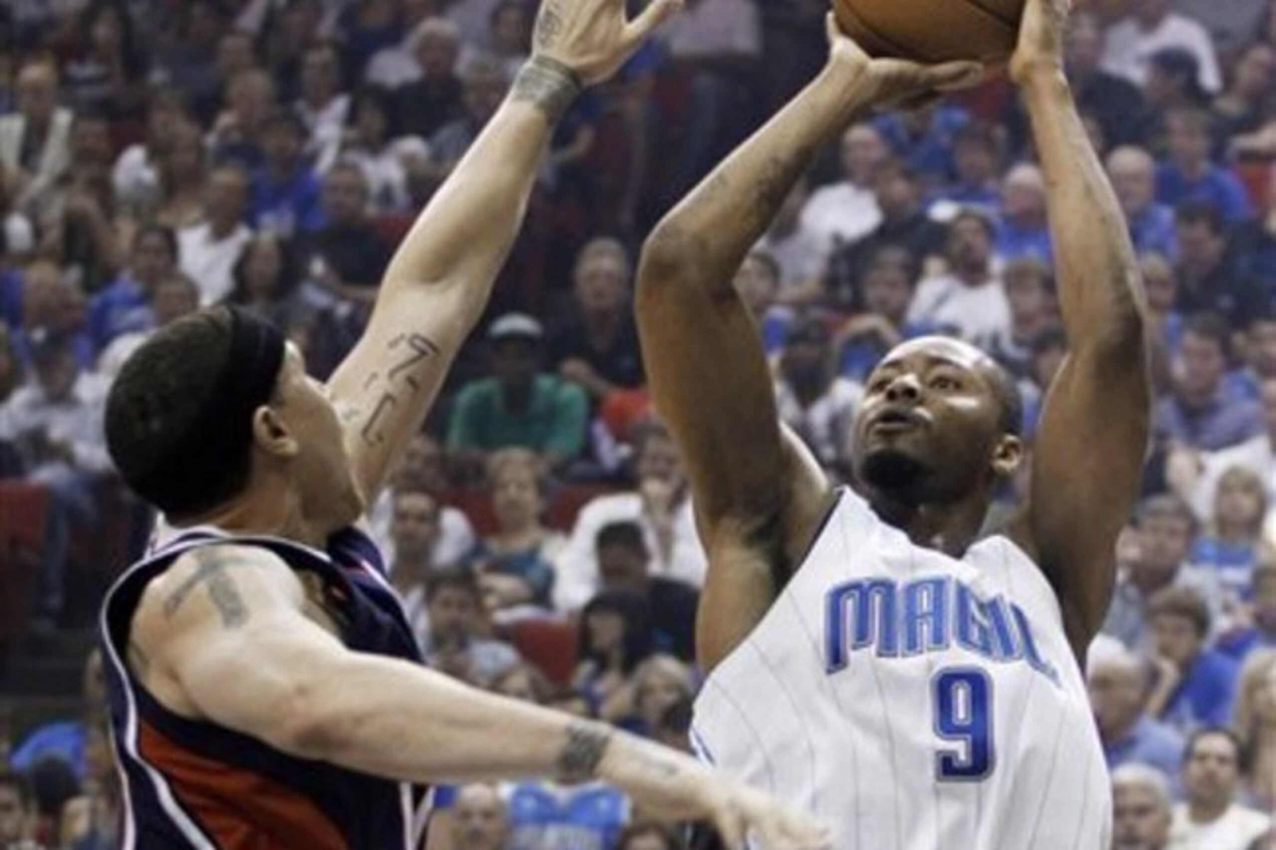 Rashard Lewis was one of the most successful stretch 4s the Orlando Magic employed to draw defenders away from Dwight Howard.