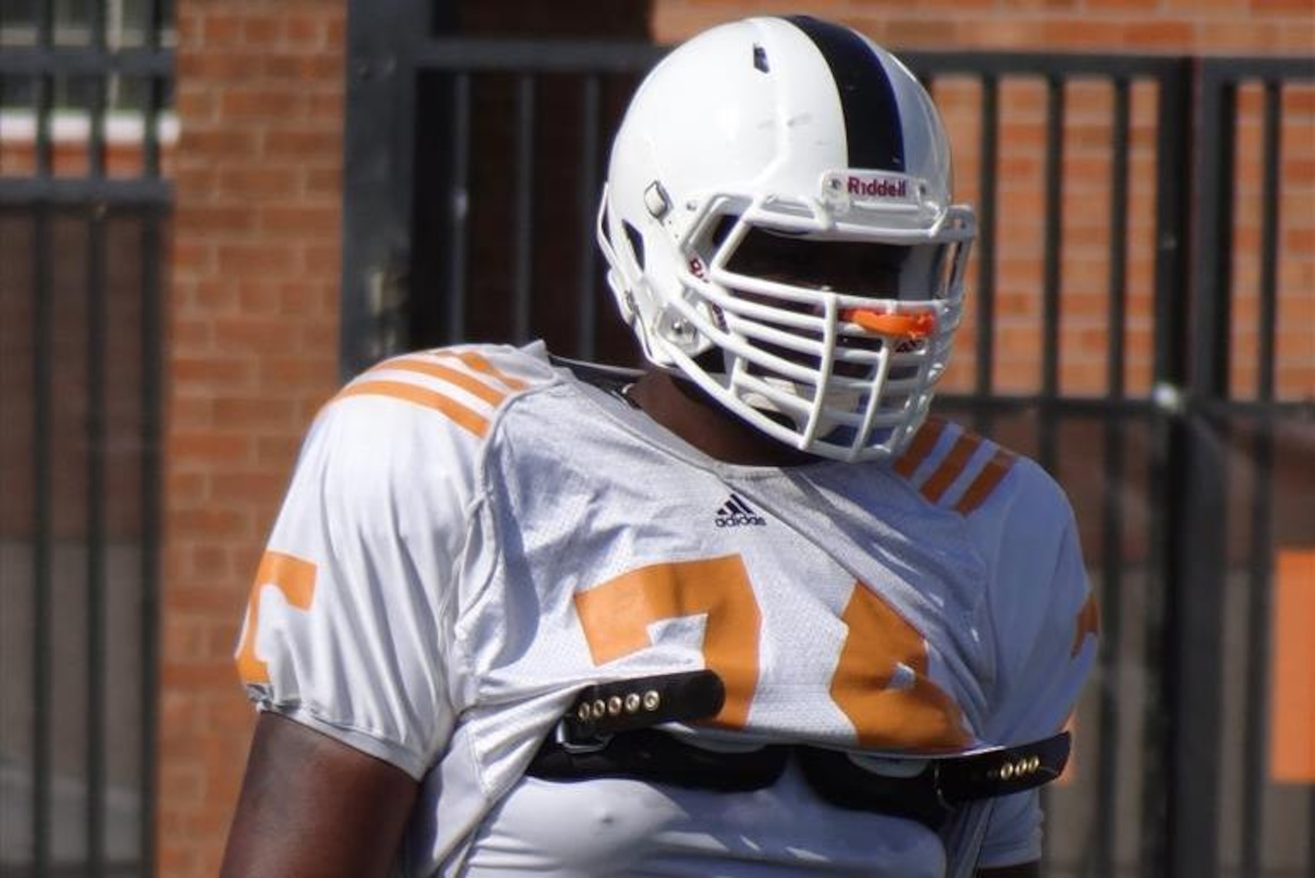 Dontavius Blair was supposed to seize the starting left tackle role this spring. That hasn't happened.