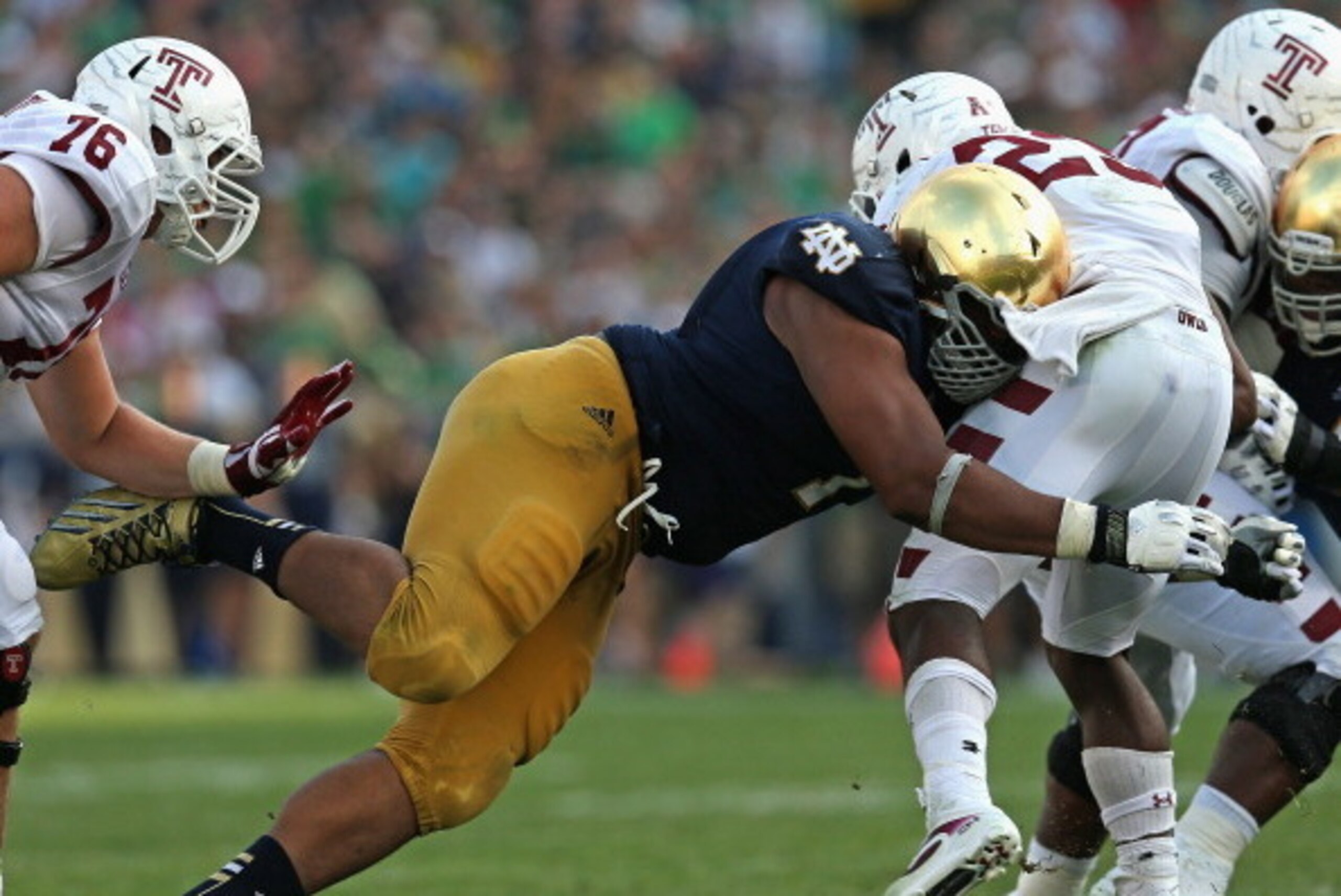 Notre Dame is a hot-spot for potential Patriots.