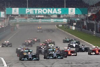 Lewis Hamilton led from start to finish at Sepang.