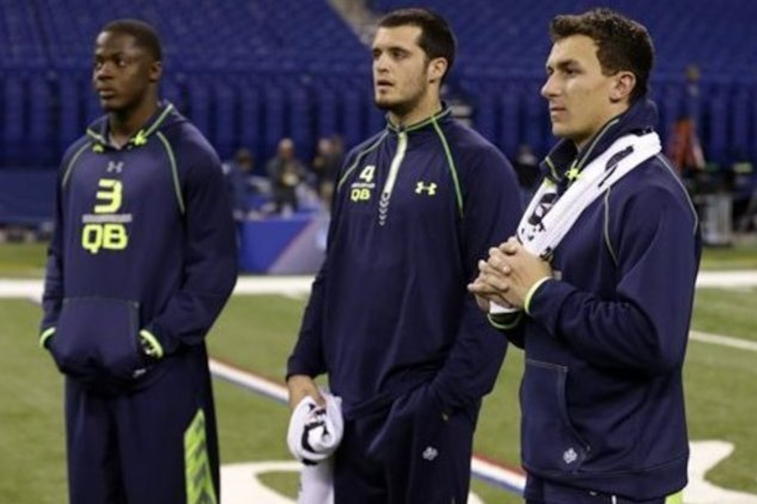 QB prospects Teddy Bridgewater, Derek Carr and Johnny Manziel