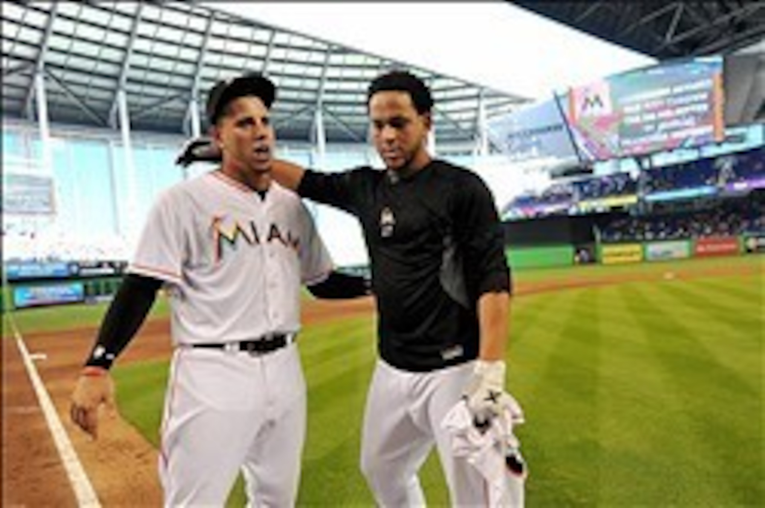 The Marlins have plenty of young, quality arms in the organization, including the 2013 National League Rookie of the Year in Jose Fernandez, left, and Henderson Alvarez, the author of a no-hitter.