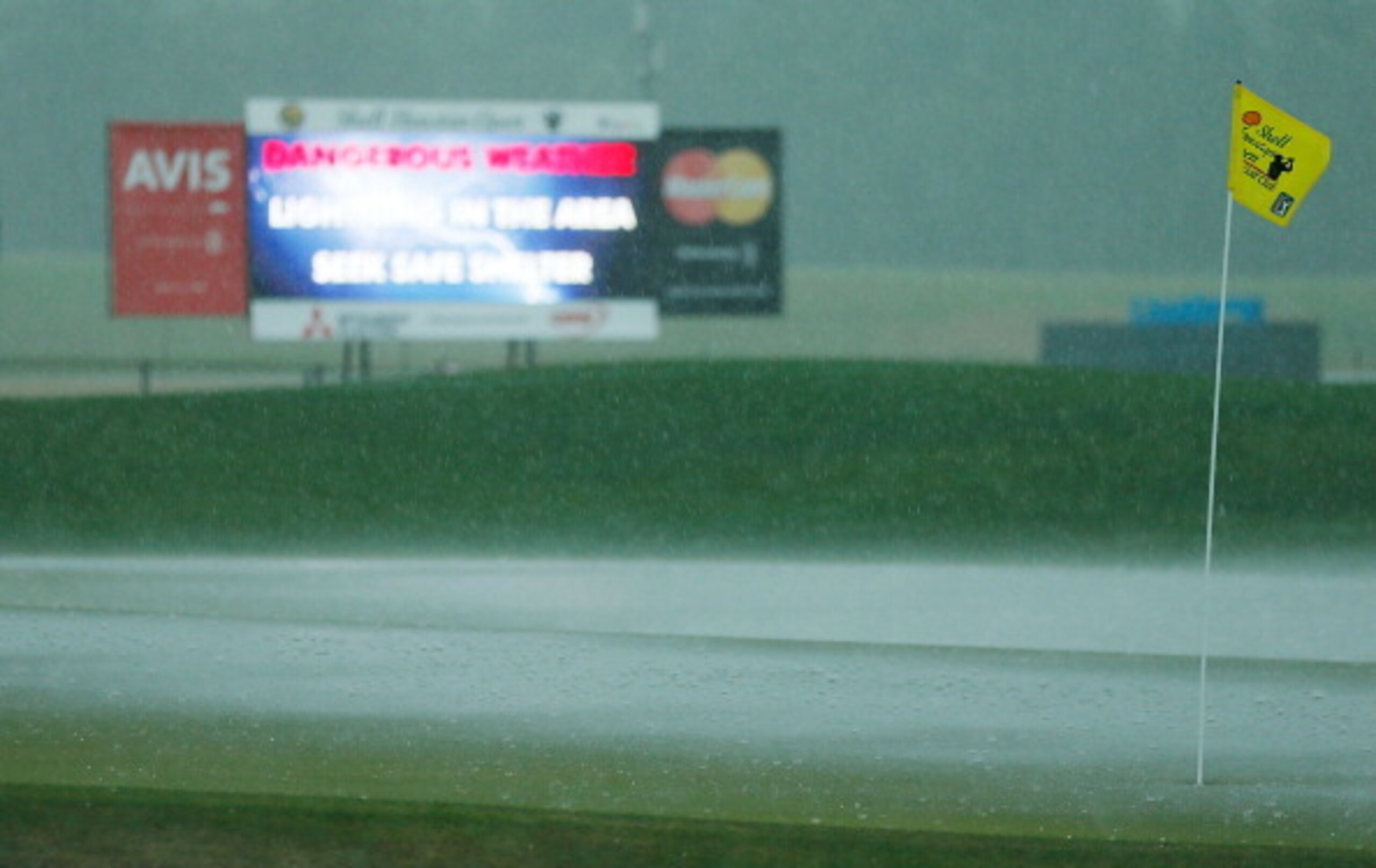 Things got a little damp in the final round last year.