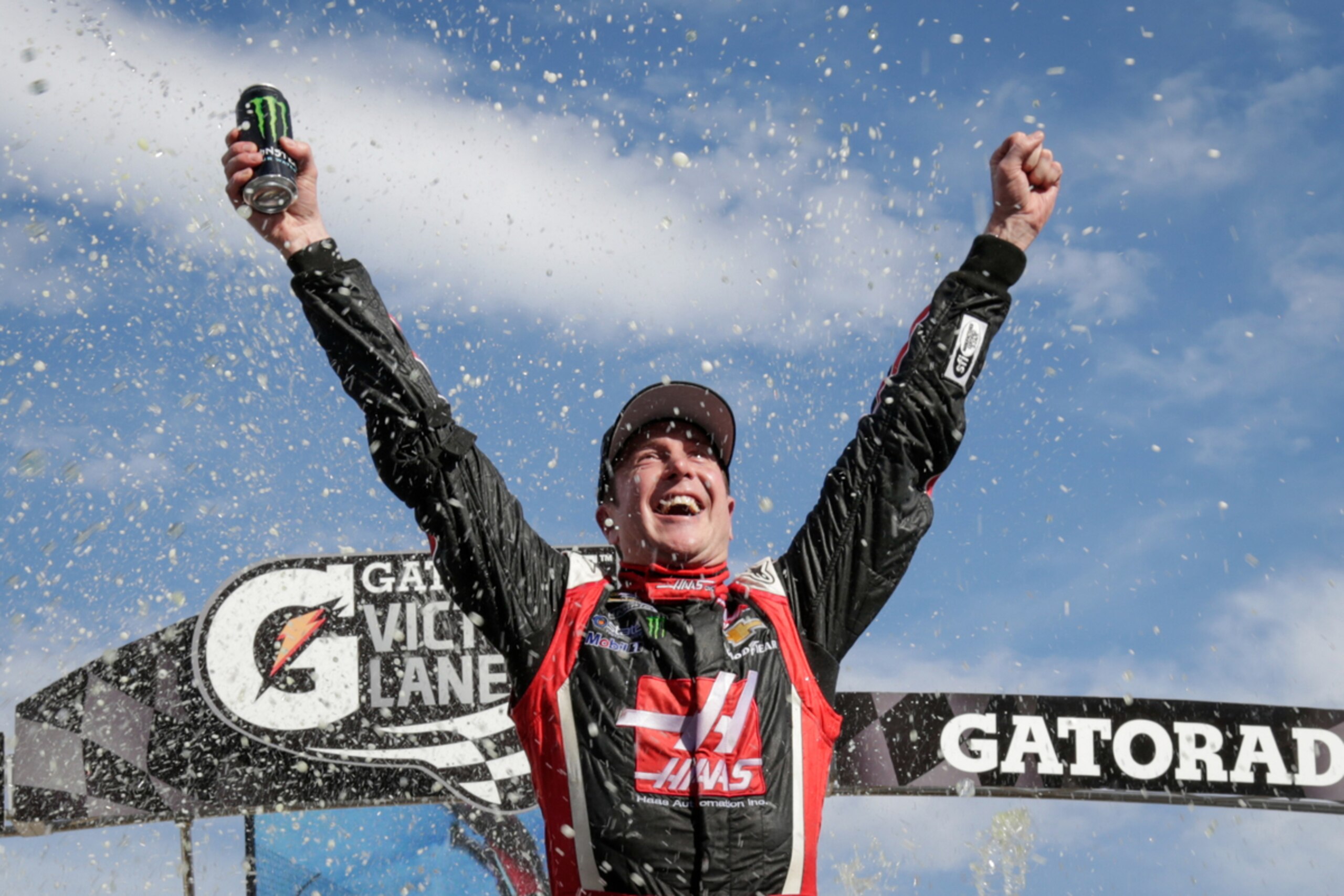Kurt Busch Celebrates in Victory Lane Kurt Busch Celebrates in Victory Lane