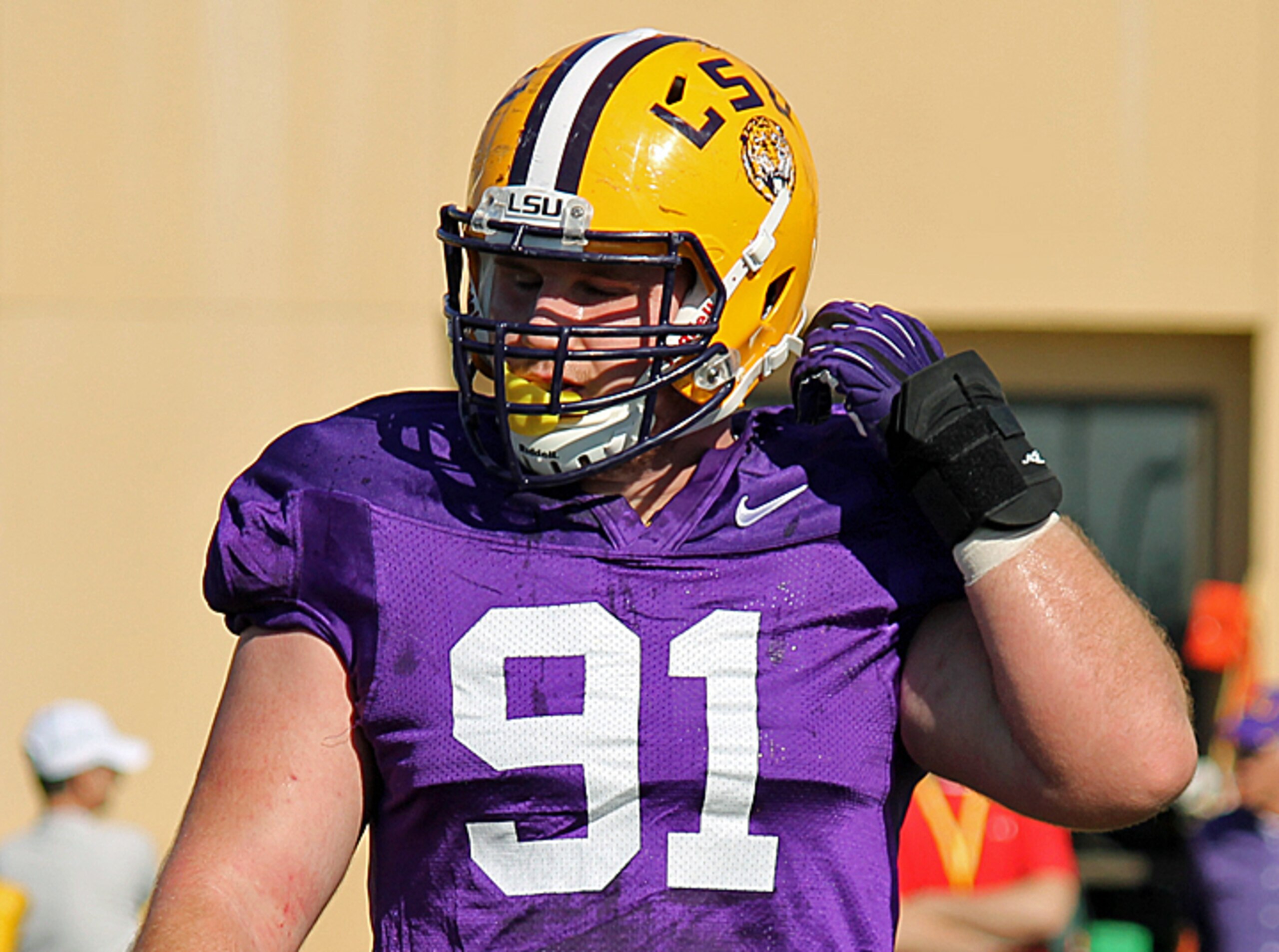 LSU defensive tackle Christian LaCouture