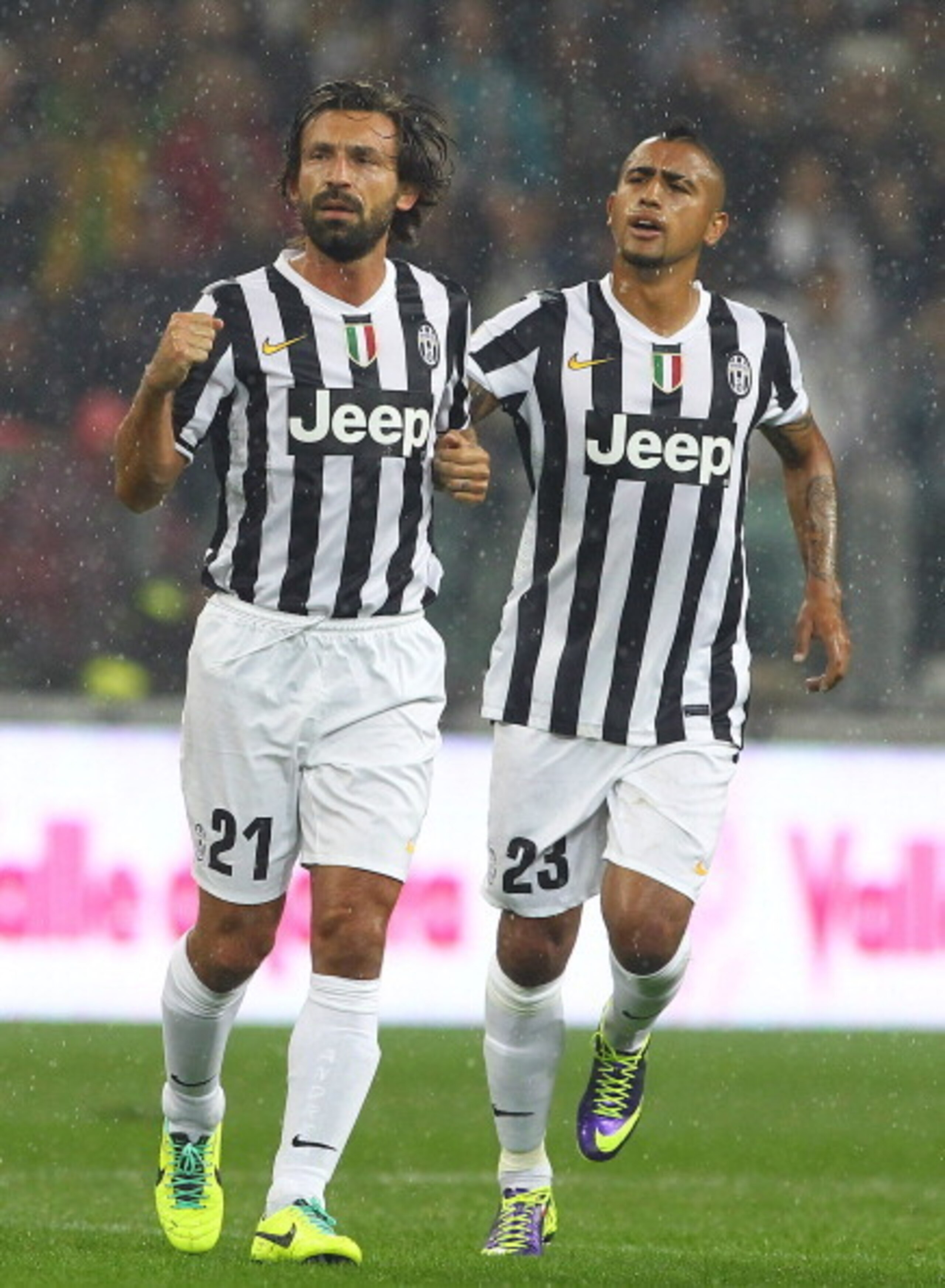 Andrea Pirlo and Arturo Vidal are just two of a four-headed Juve monster in the midfield.