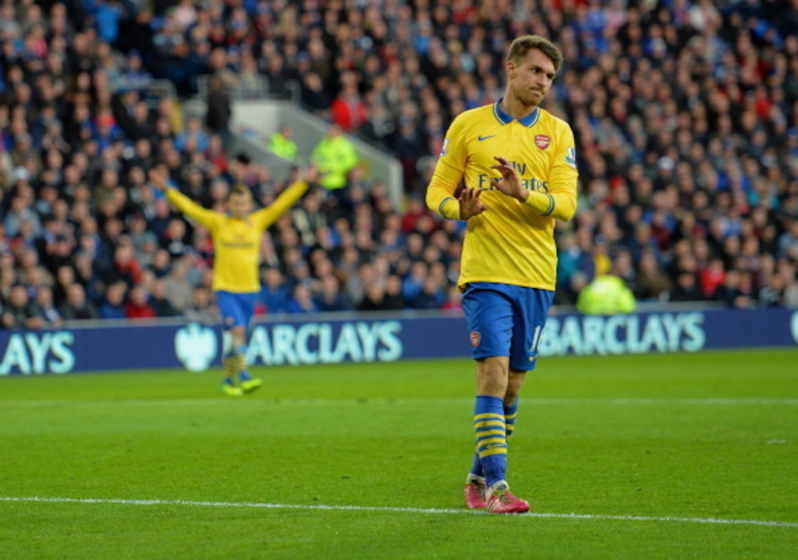 Welshman Aaron Ramsey has been Arsenal's best player this season, but has suffered with injury problems of late.