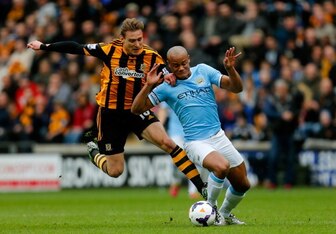 Kompany has had better moments in the 2014 kit, for sure.