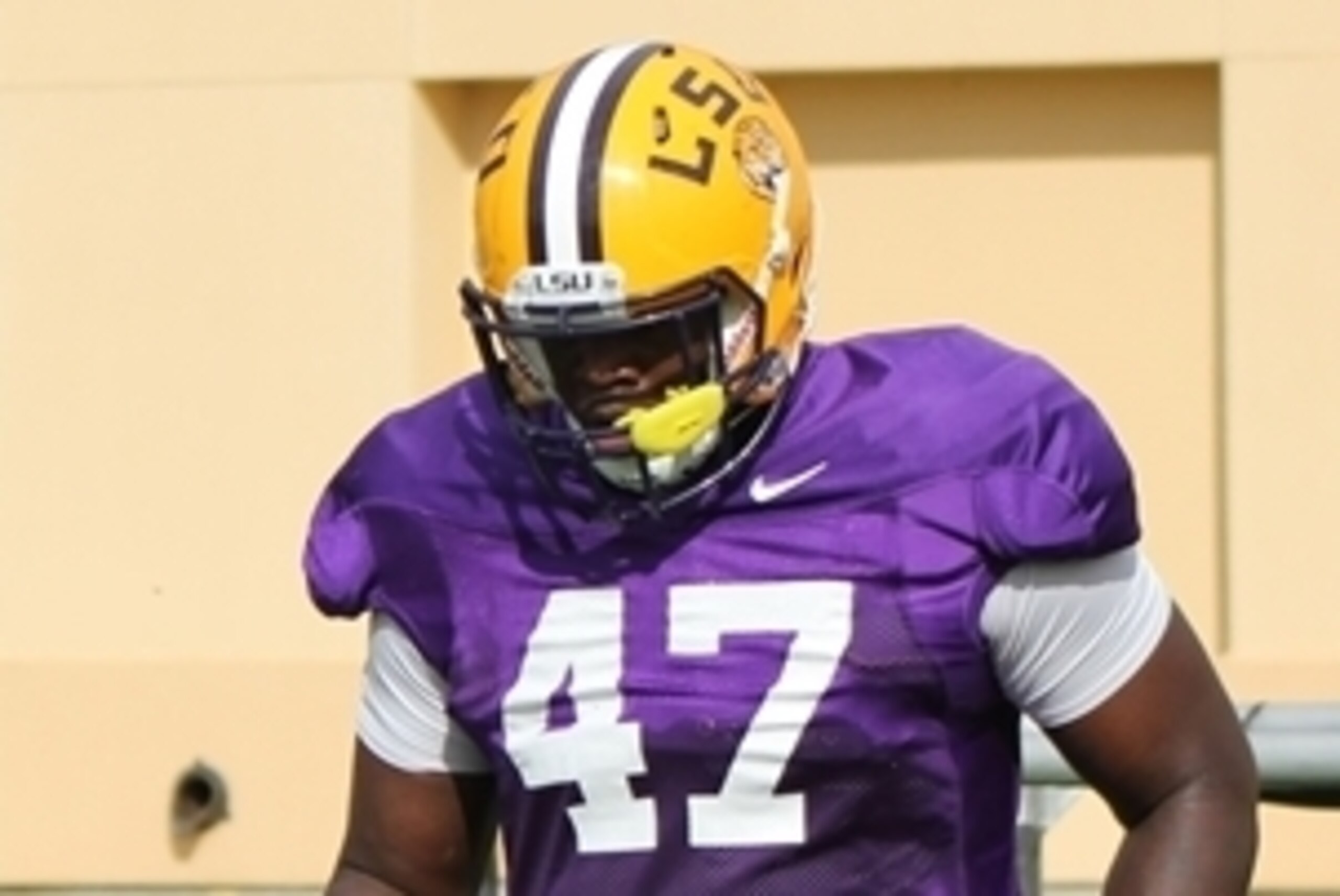 LSU defensive tackle Maquedius Bain