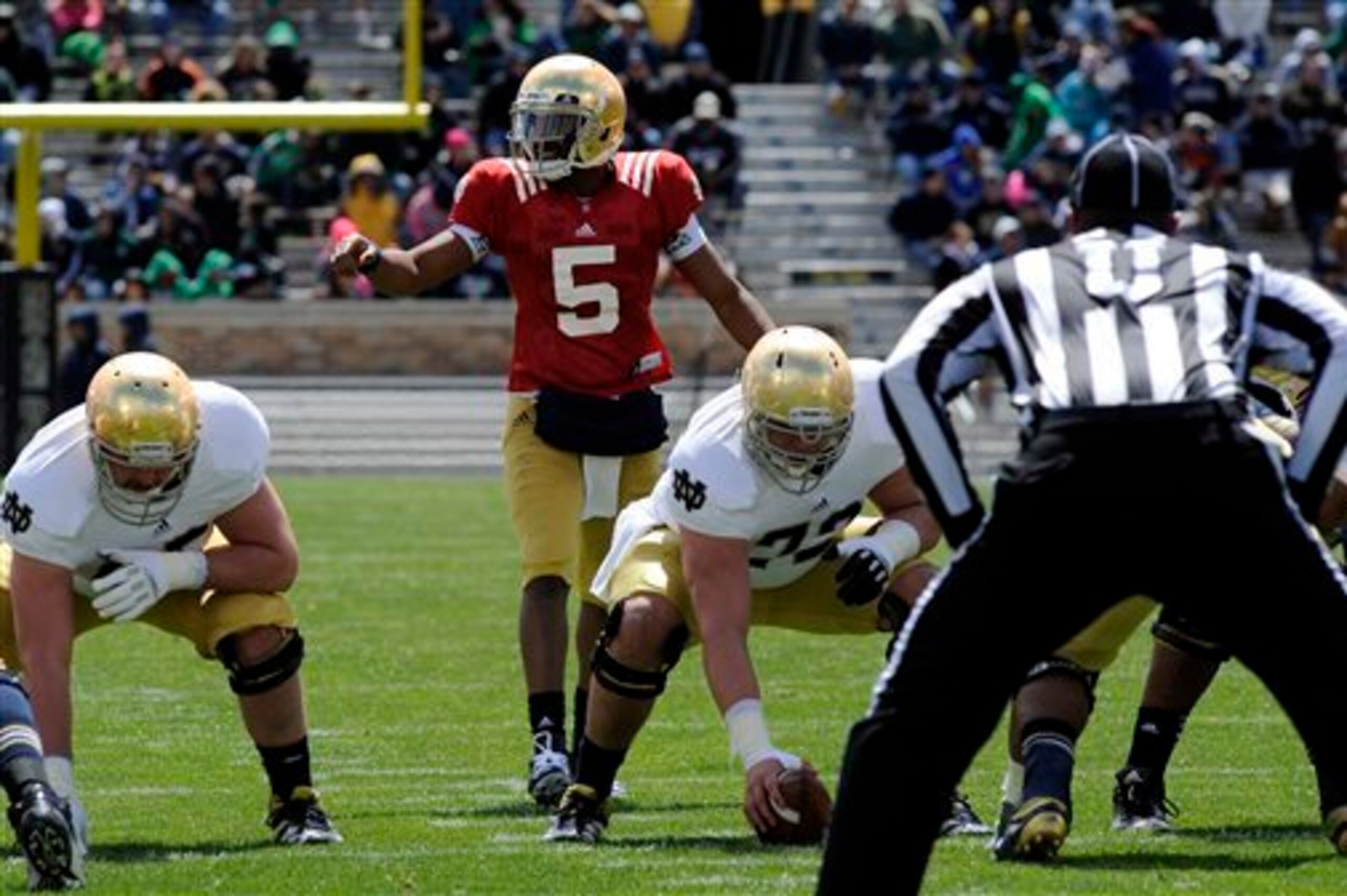 Following an academic suspension, Notre Dame's Everett Golson is back and ready to prove himself this fall.