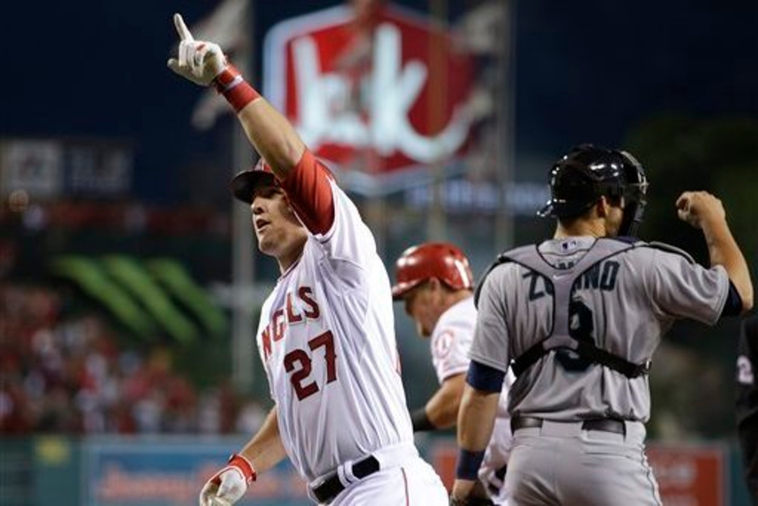 Mike Trout knows where he ranks on the Big Board.
