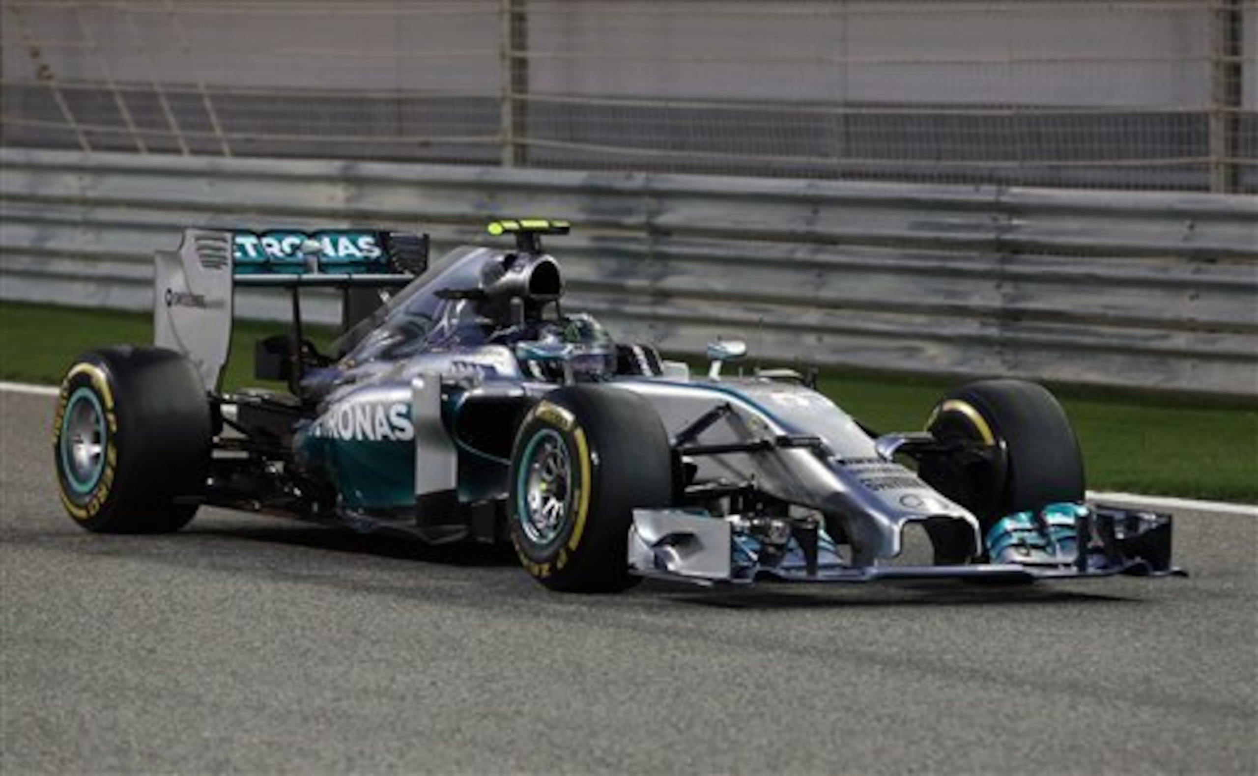 Mercedes were way out in front once again.