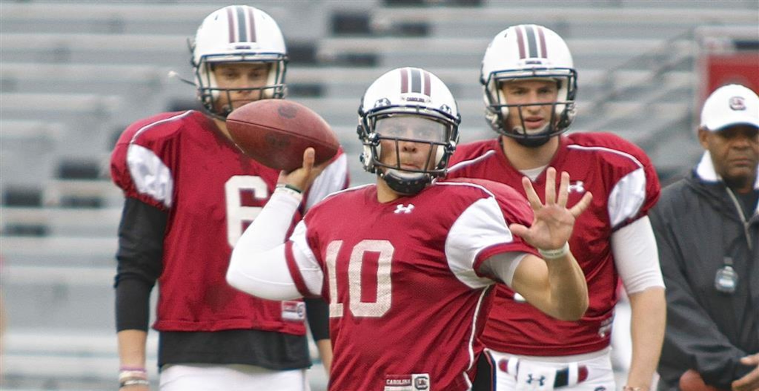 Perry Orth is competing for the backup job at quarterback.