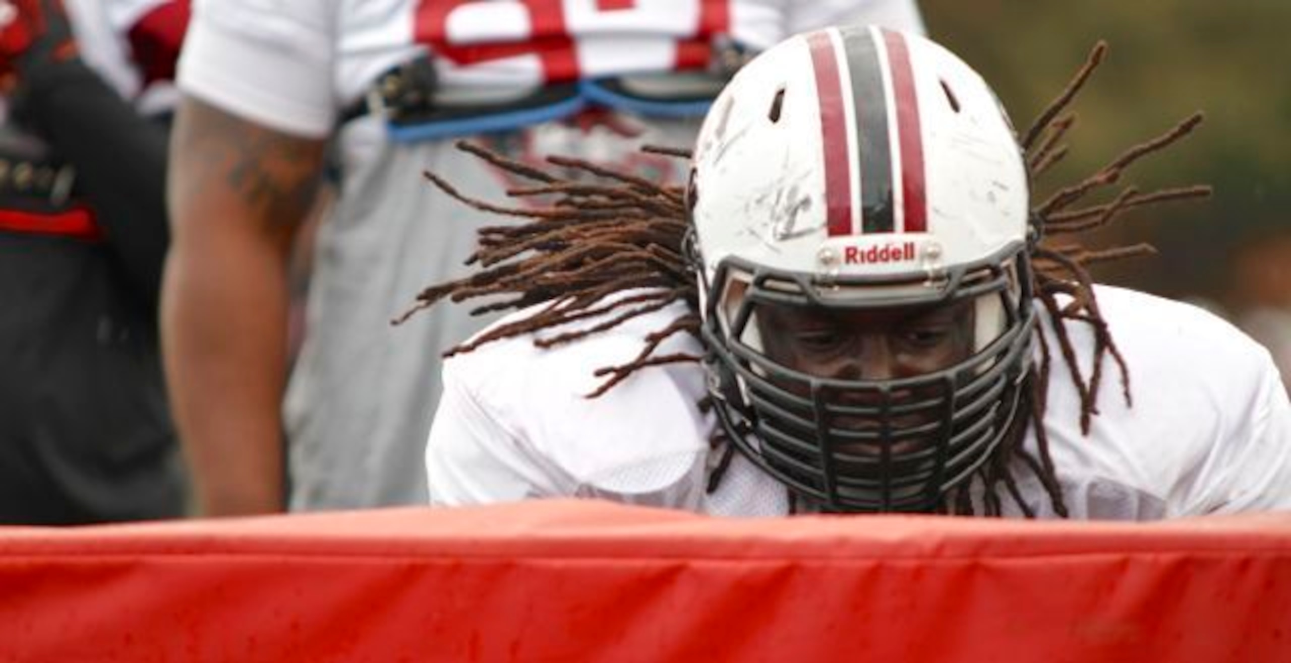 JUCO transfer Abu Lamin could be a factor at defensive tackle.