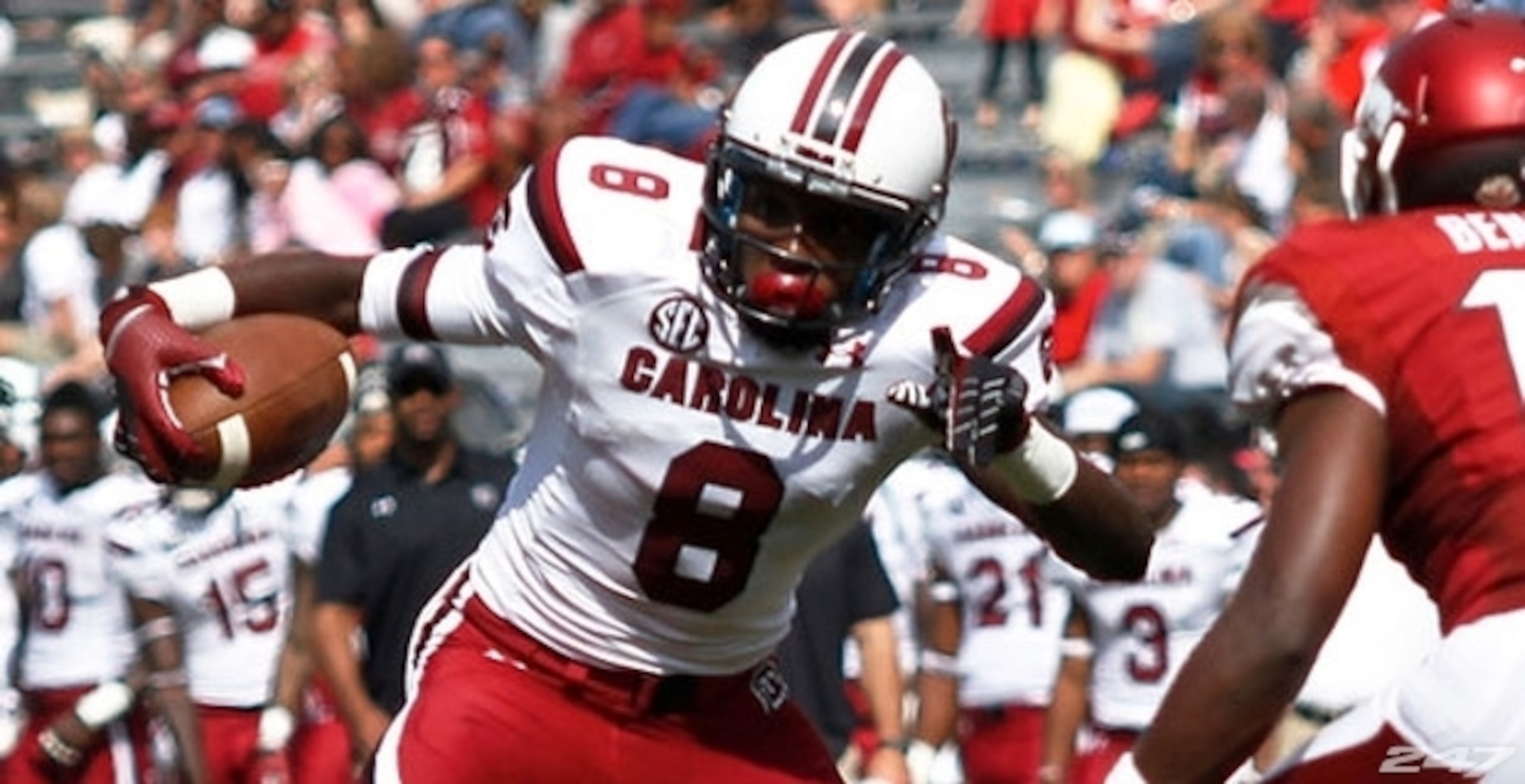 Shamier Jeffery is trying to become a bigger factor at wide receiver for the Gamecocks.