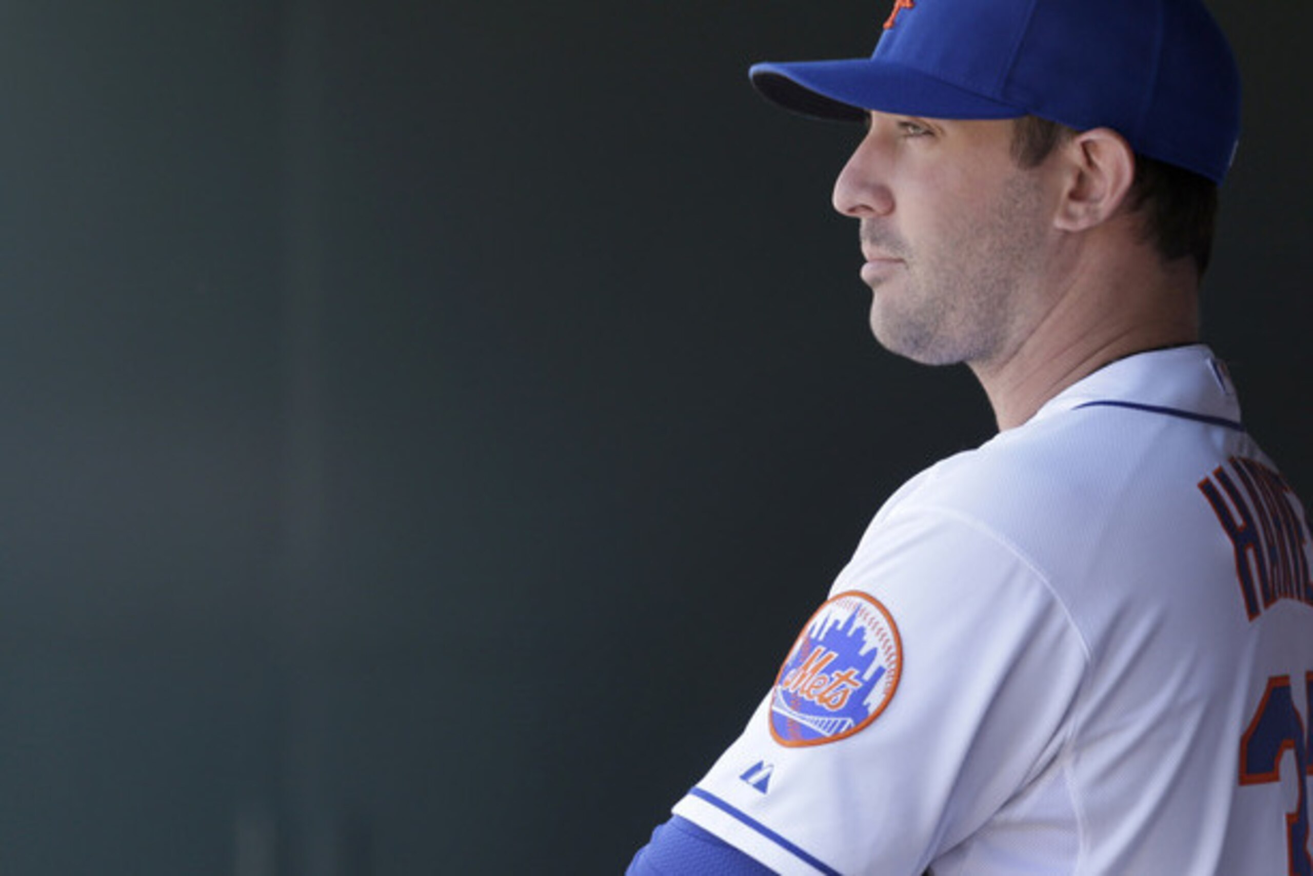 Matt Harvey spent his Opening Day watching, not pitching, due to injury. Matt Harvey spent his Opening Day watching, not pitching, due to injury.