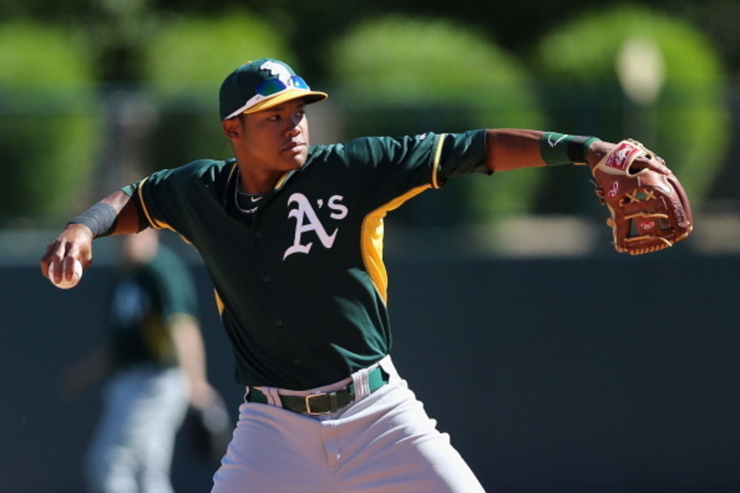 Addison Russell impressed at his second big league camp. Addison Russell impressed at his second big league camp.