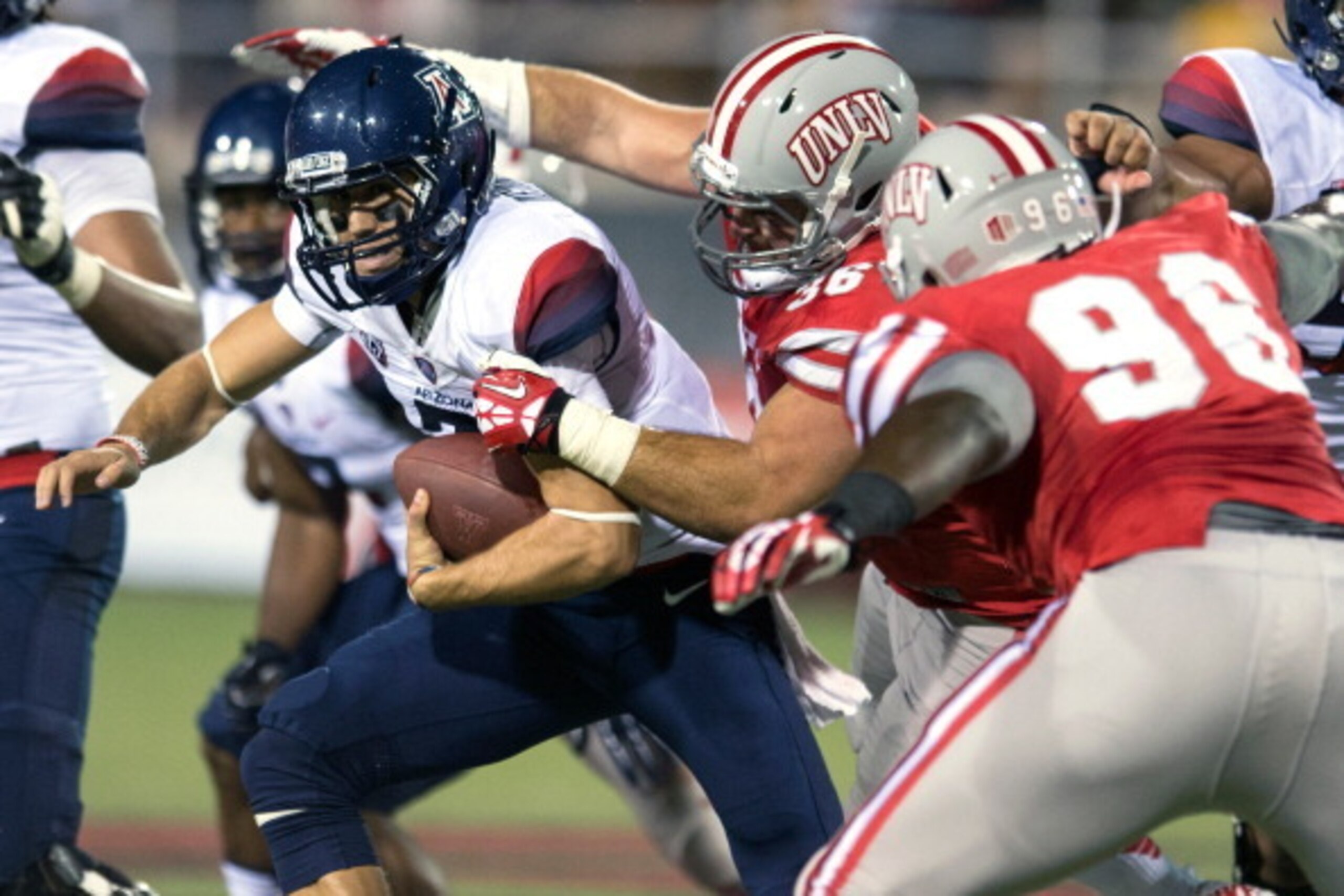 Arizona beat UNLV 58-13 in Week 2 of the 2013 season.
