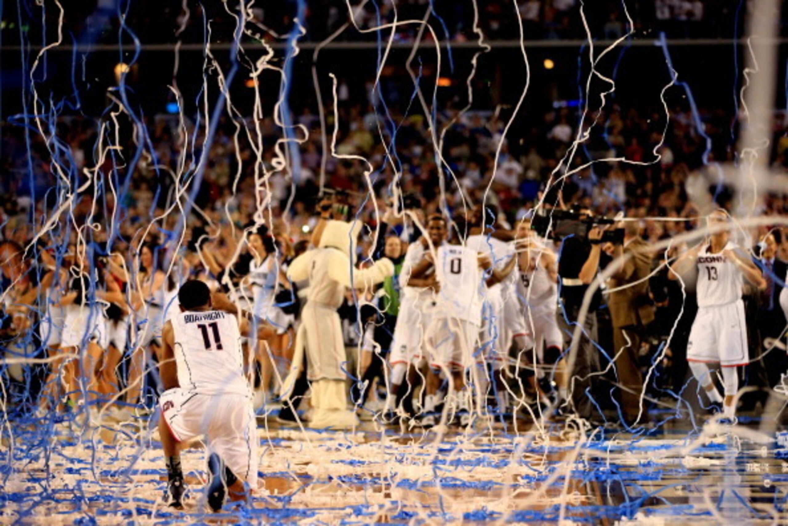 Let the party begin! Connecticut's road to the 2014 national championship is complete. Let the party begin! Connecticut's road to the 2014 national championship is complete.