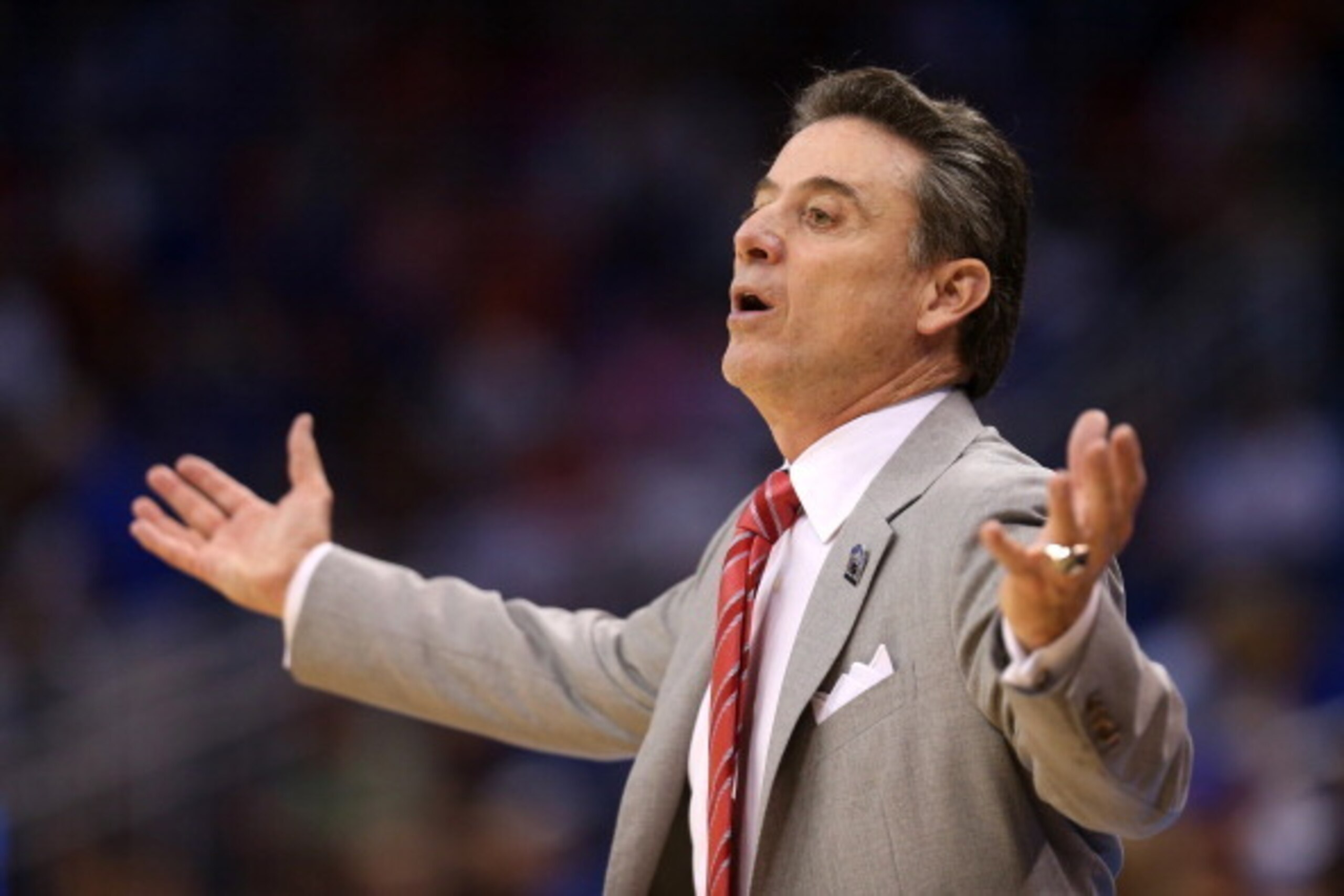 Louisville coach Rick Pitino had the Huskies' number, but he didn't last long enough to face them in the NCAA tourney. Louisville coach Rick Pitino had the Huskies' number, but he didn't last long enough to face them in the NCAA tourney.