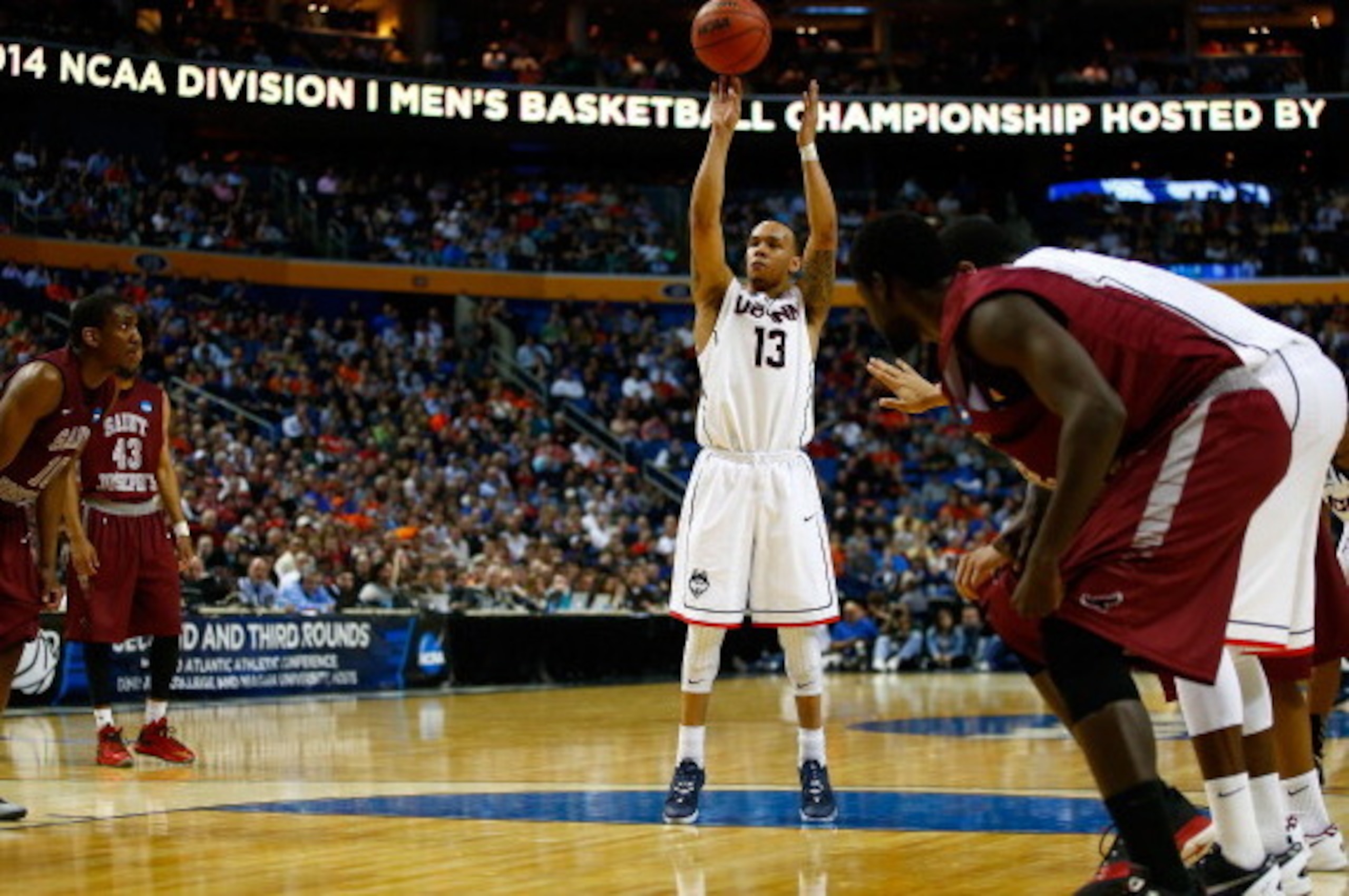 The Huskies' free-throw shooting was exceptional all season, but especially so in the tournament. The Huskies' free-throw shooting was exceptional all season, but especially so in the tournament.