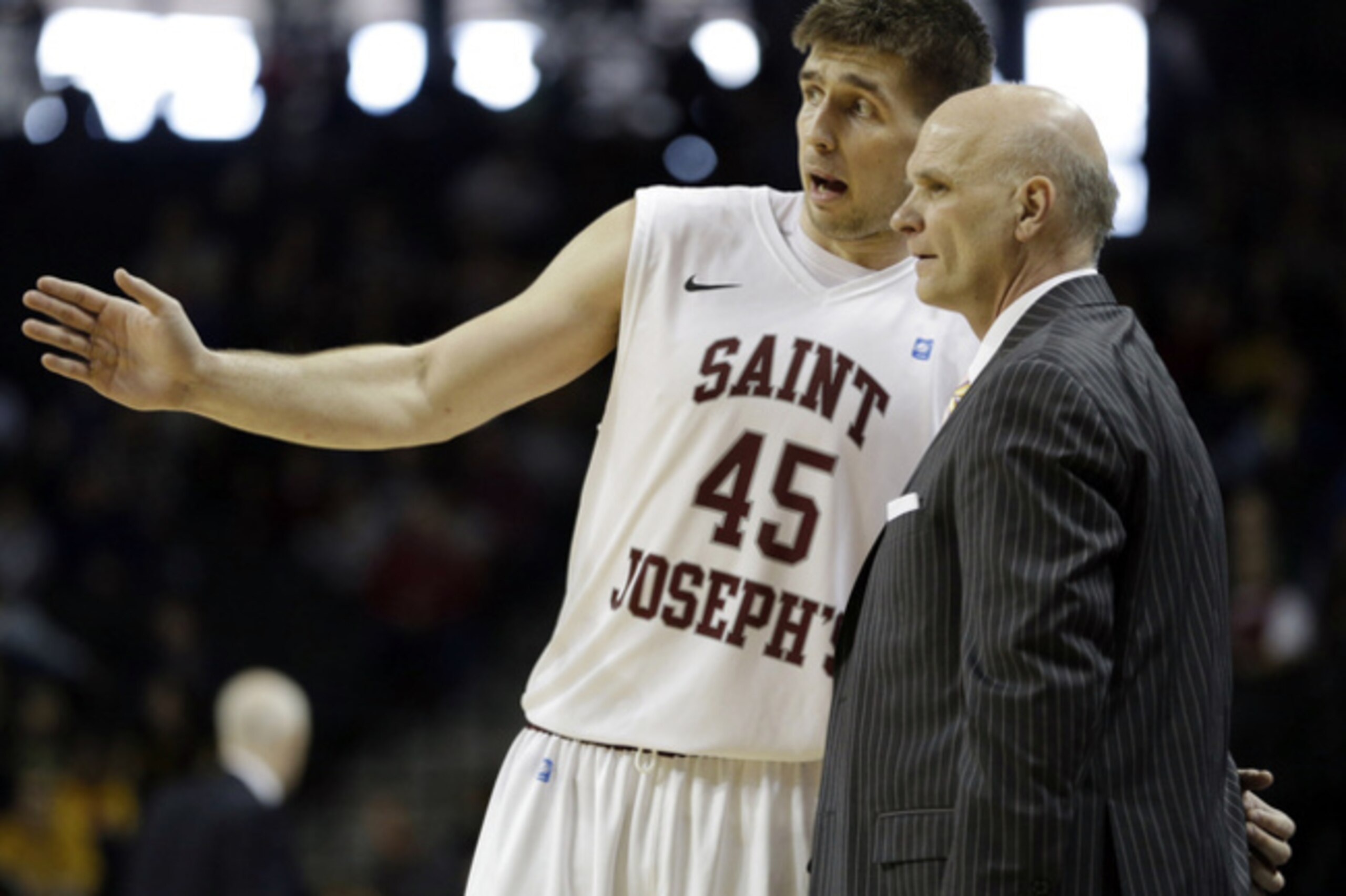 It was hard for Saint Joseph's to fathom how it let UConn escape. It was hard for Saint Joseph's to fathom how it let UConn escape.