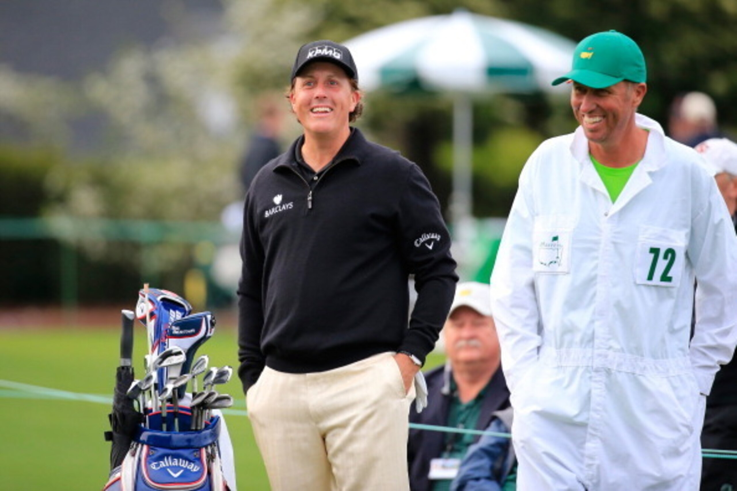 Early in the week, it was all smiles for Phil Mickelson.