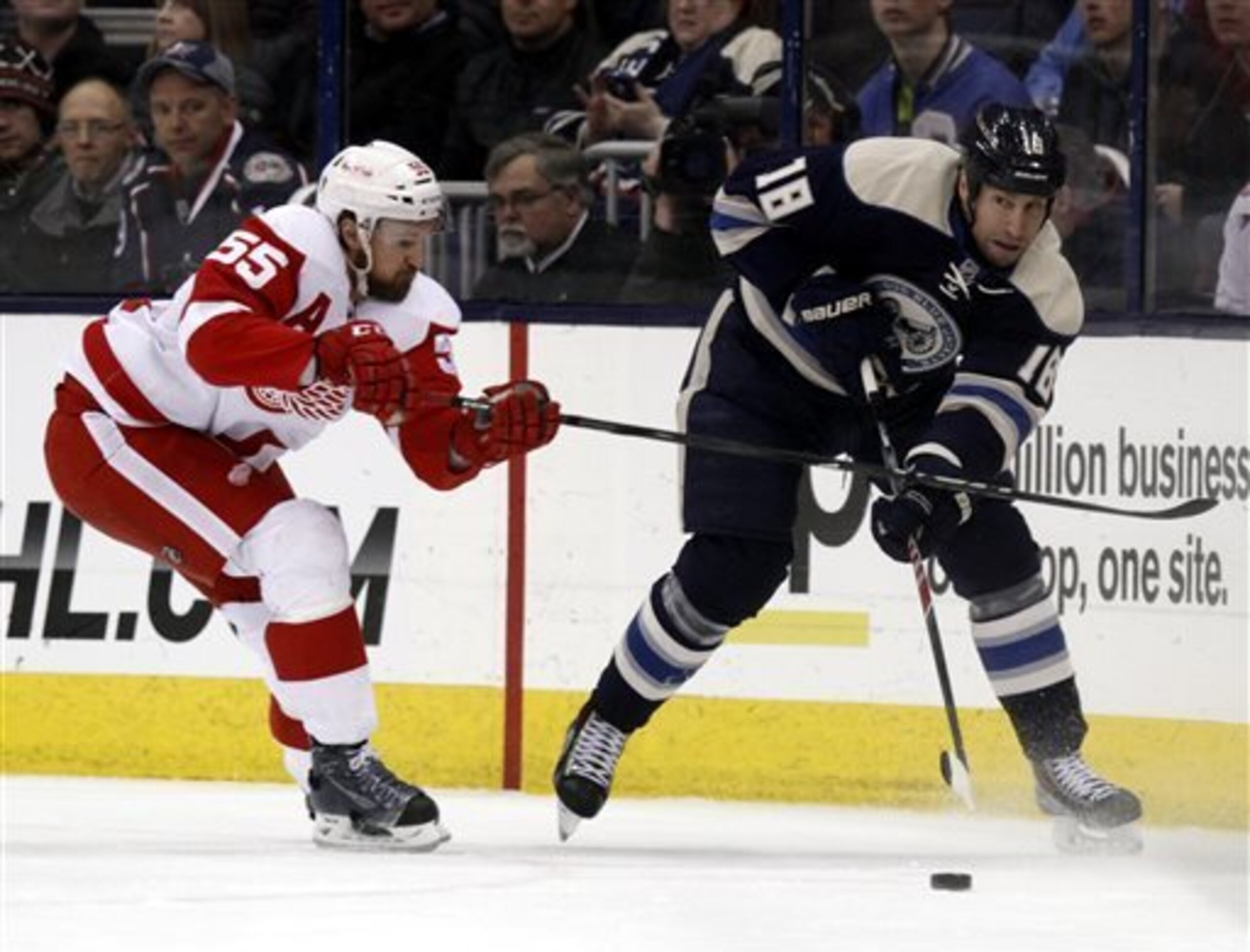 Niklas Kronwall (50 giveaways) and Brendan Smith (47 giveaways) need to find a way to be better with the puck.