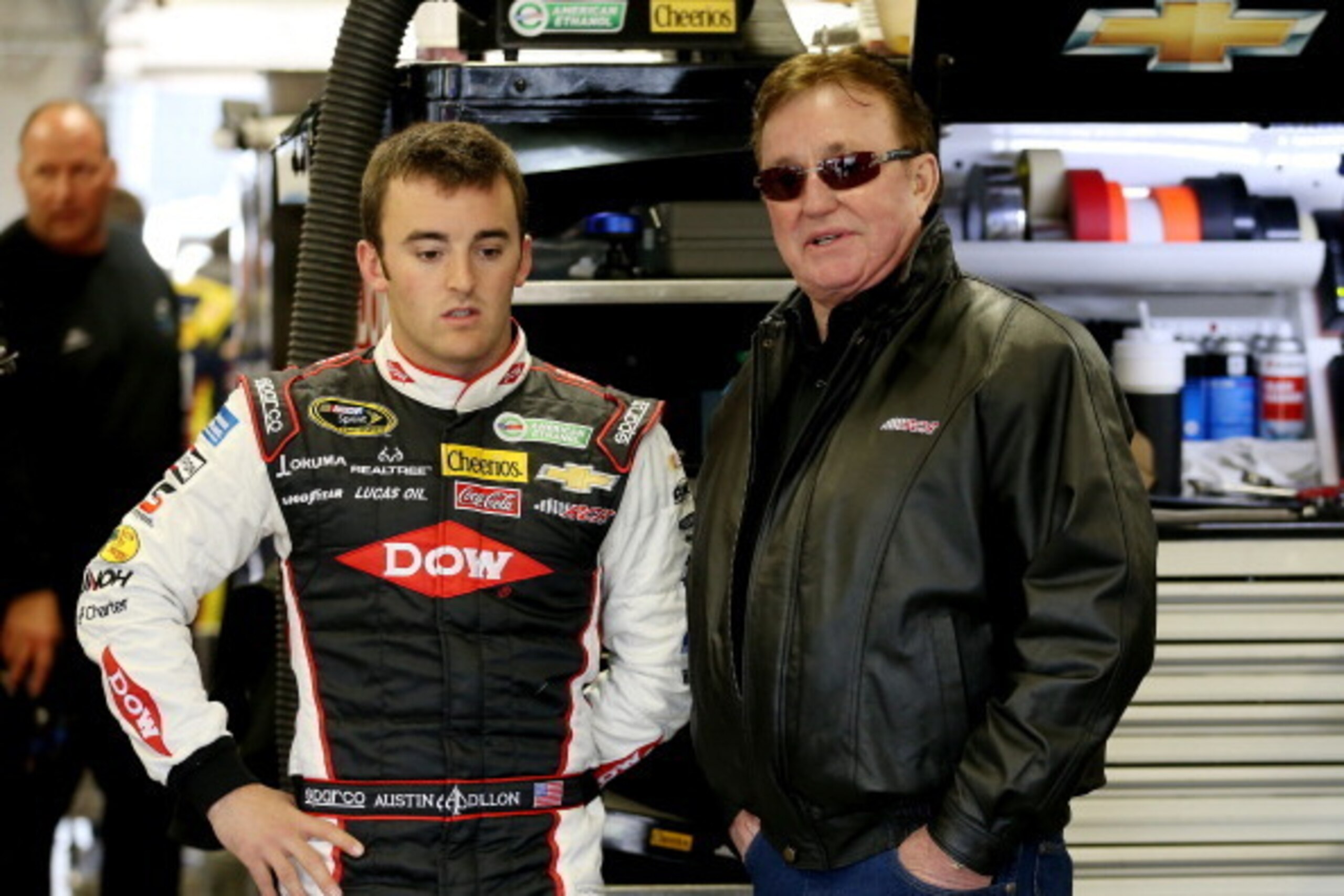 Austin Dillon (l), Richard Childress