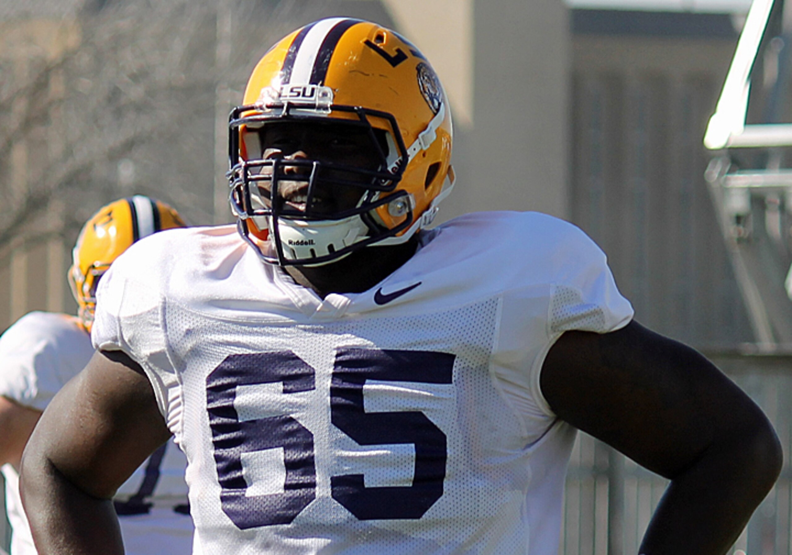LSU right tackle Jerald Hawkins