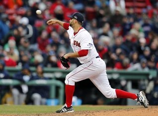 Badenhop had a solid first appearance for Boston.